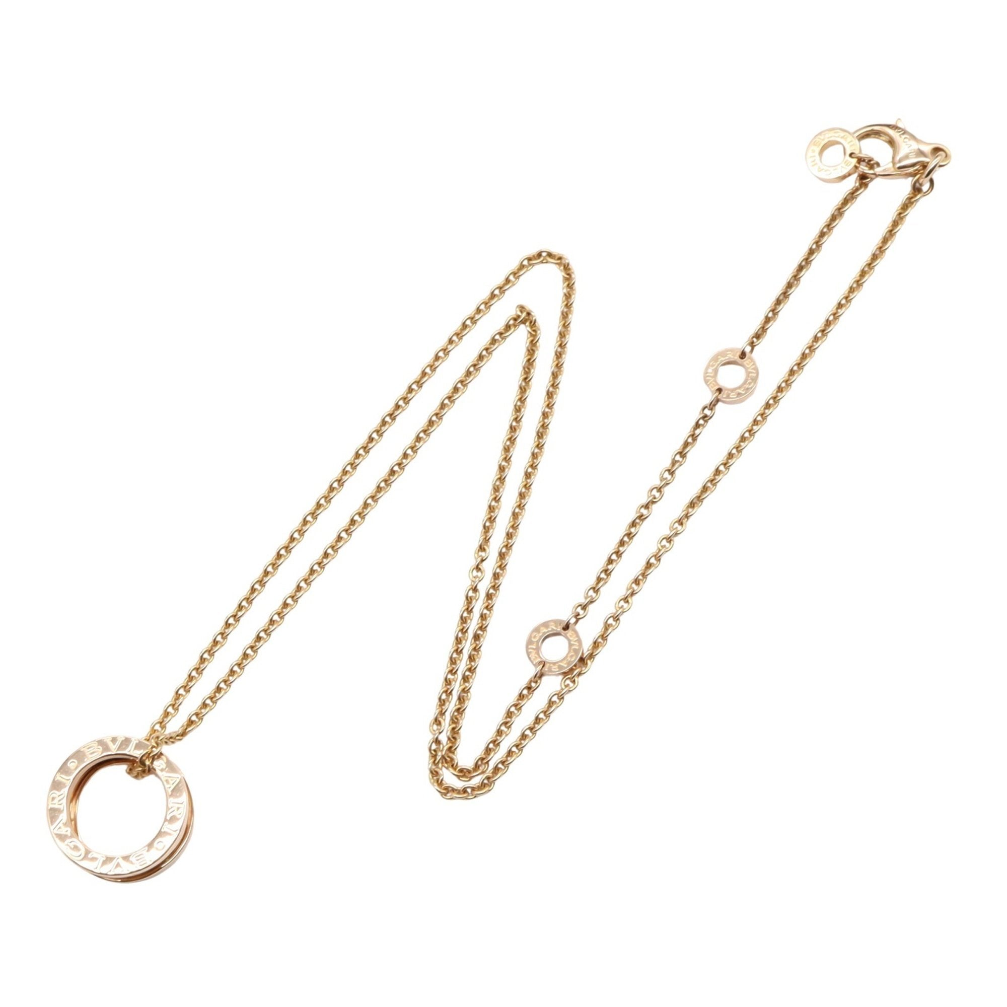 B.Zero1 Pendant Necklace 18K Rose Gold