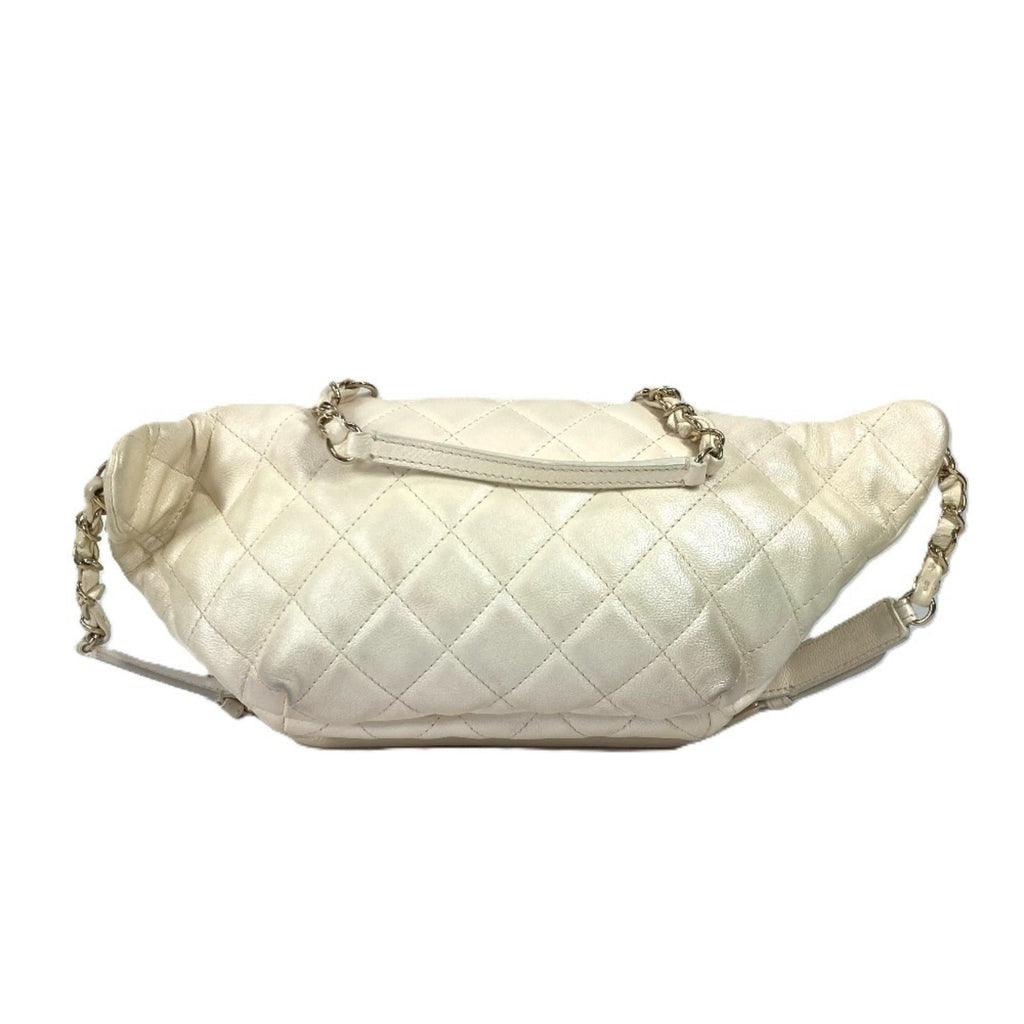 All About Waist Bag Quilted Iridescent Calfskin Medium