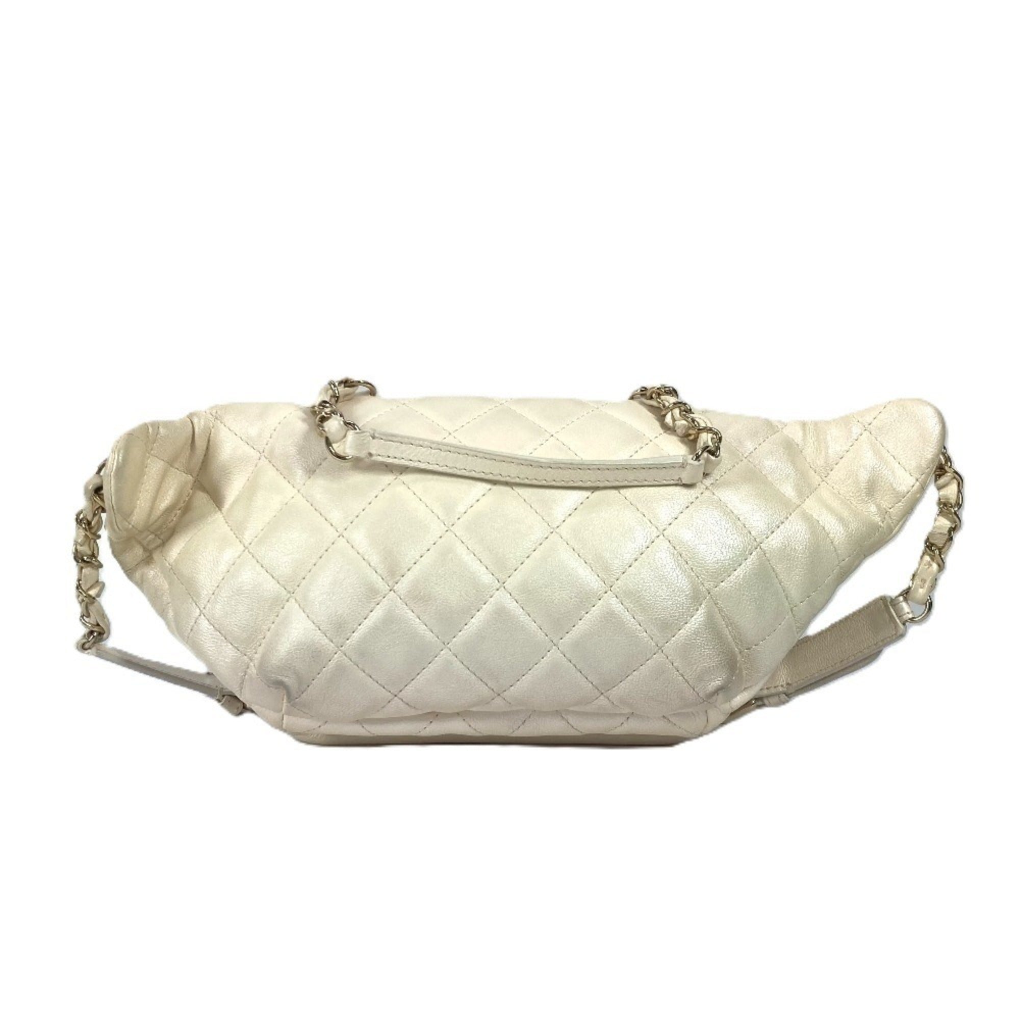 All About Waist Bag Quilted Iridescent Calfskin Medium