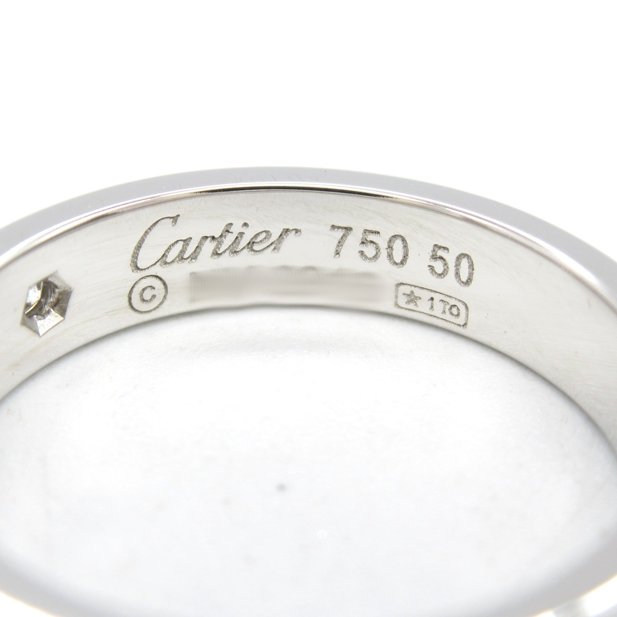 Ring 18K White Gold with Diamond Mini