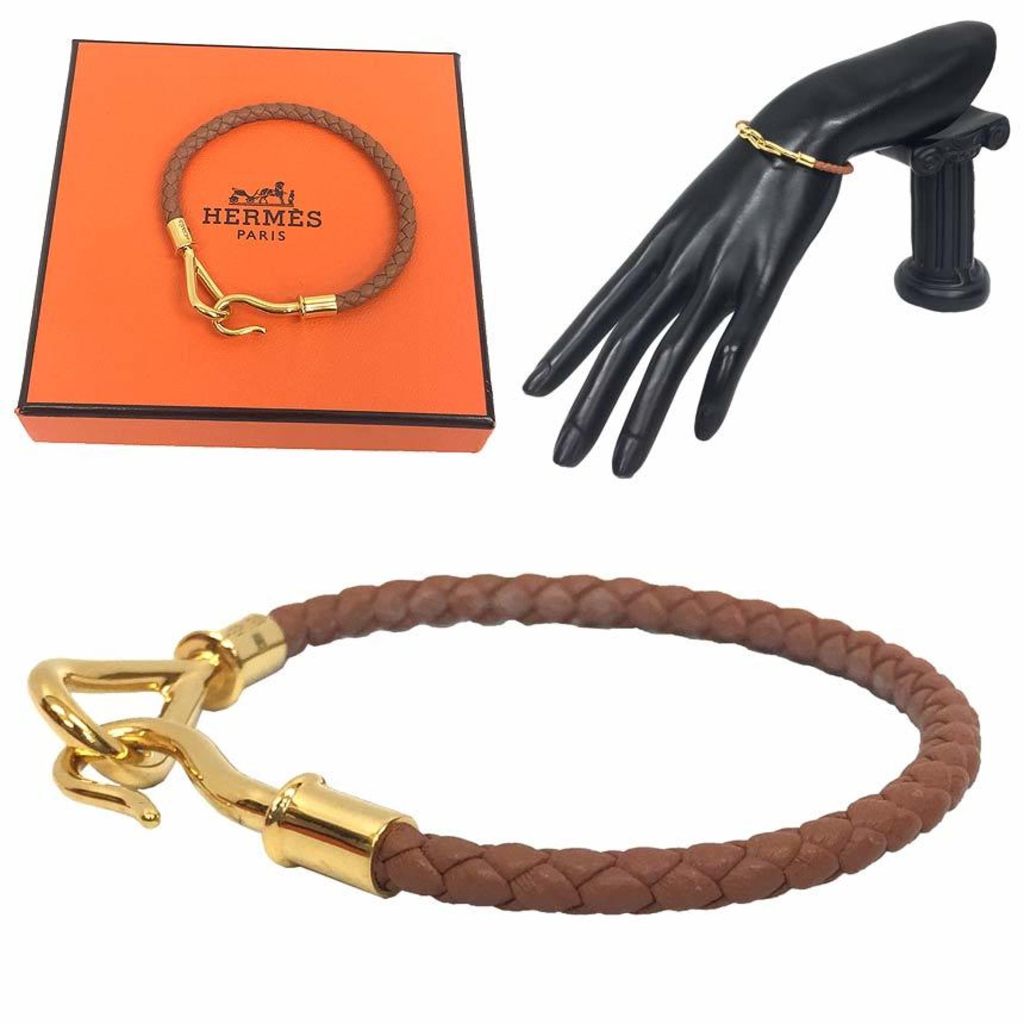 Jumbo Bracelet Brass and Leather