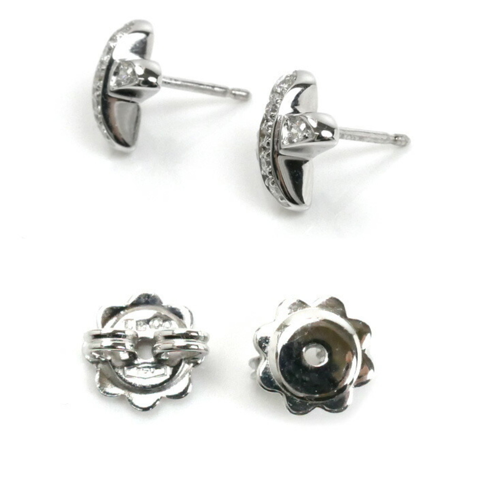 Earrings 18K White Gold