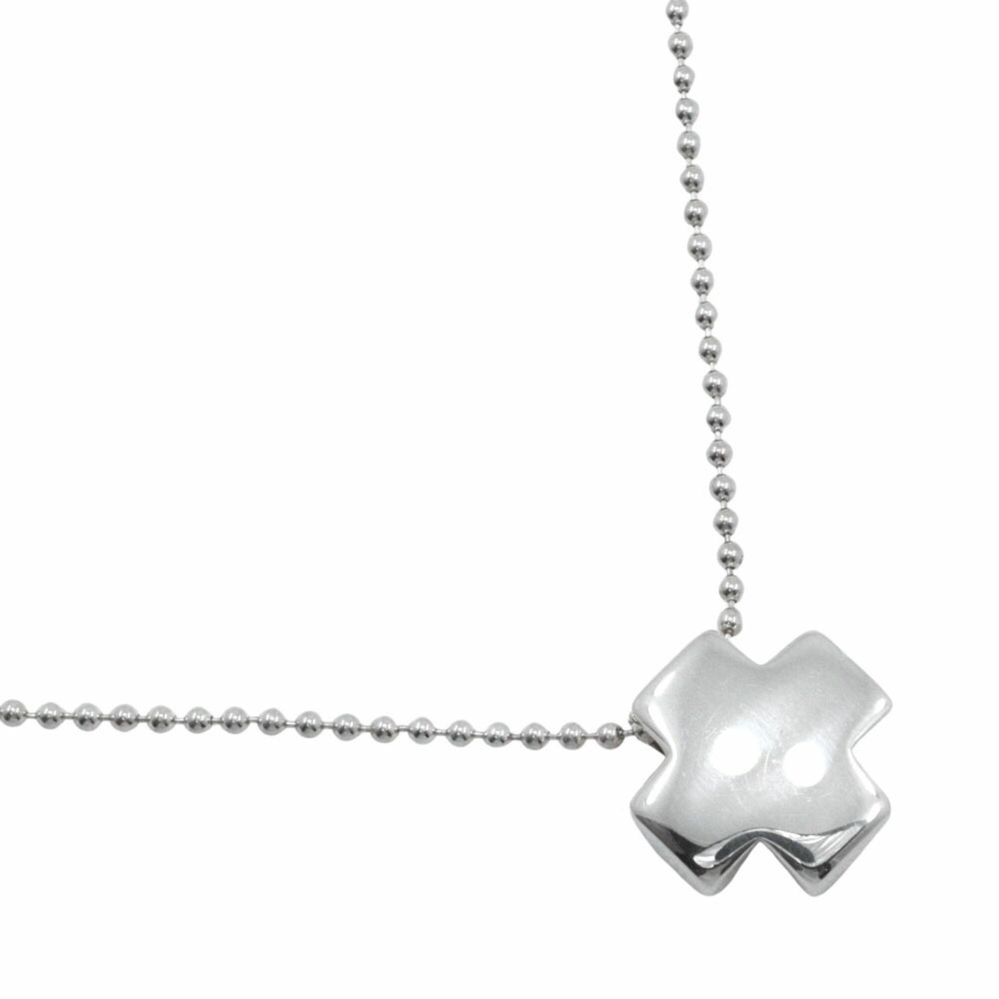 Roman Cross Pendant Necklace Sterling Silver Ball Chain