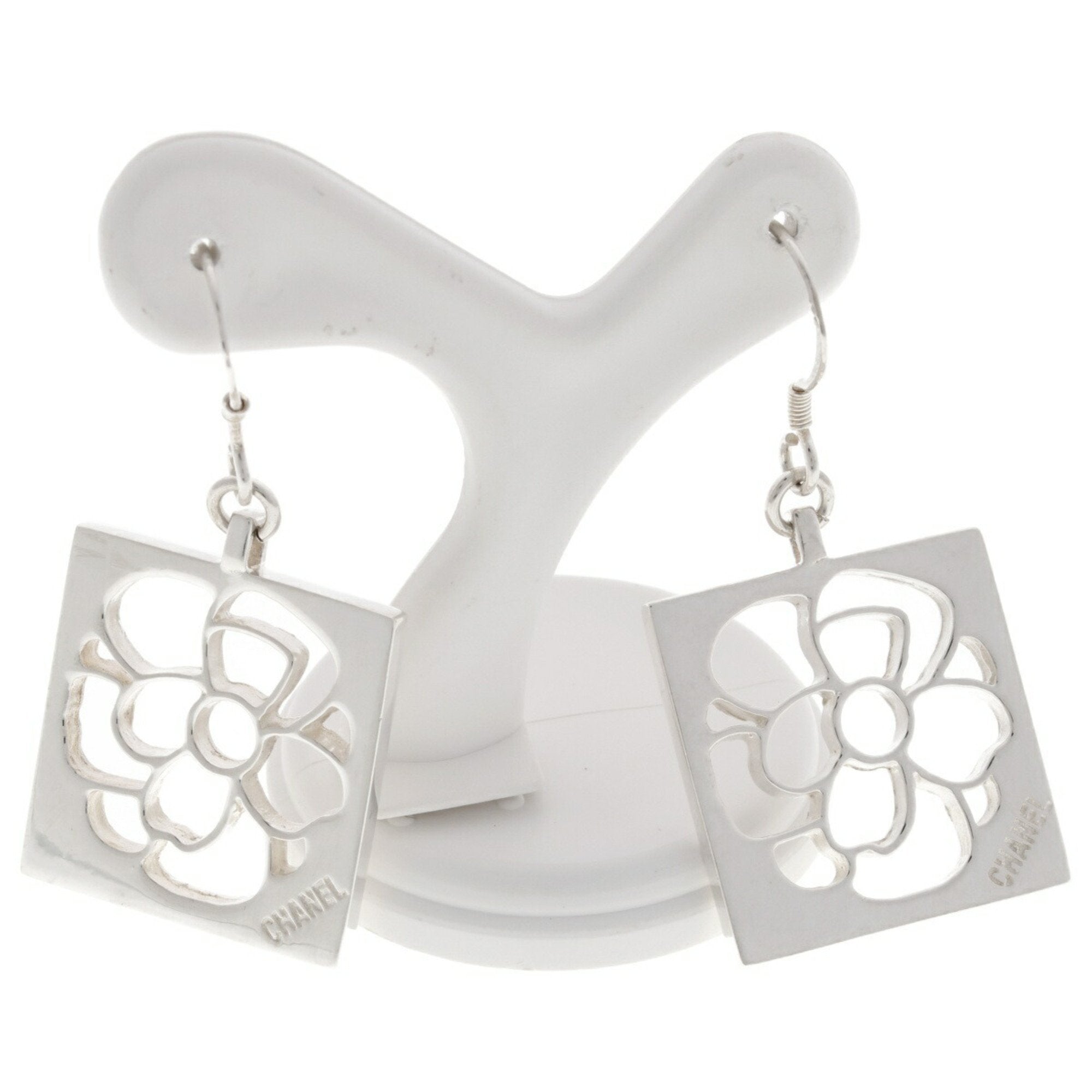 Earrings Camellia Sterling Silver