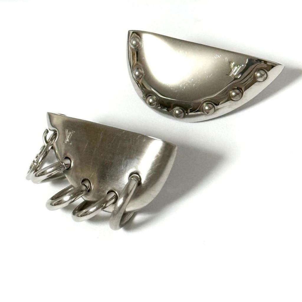 Earrings Silver Metal