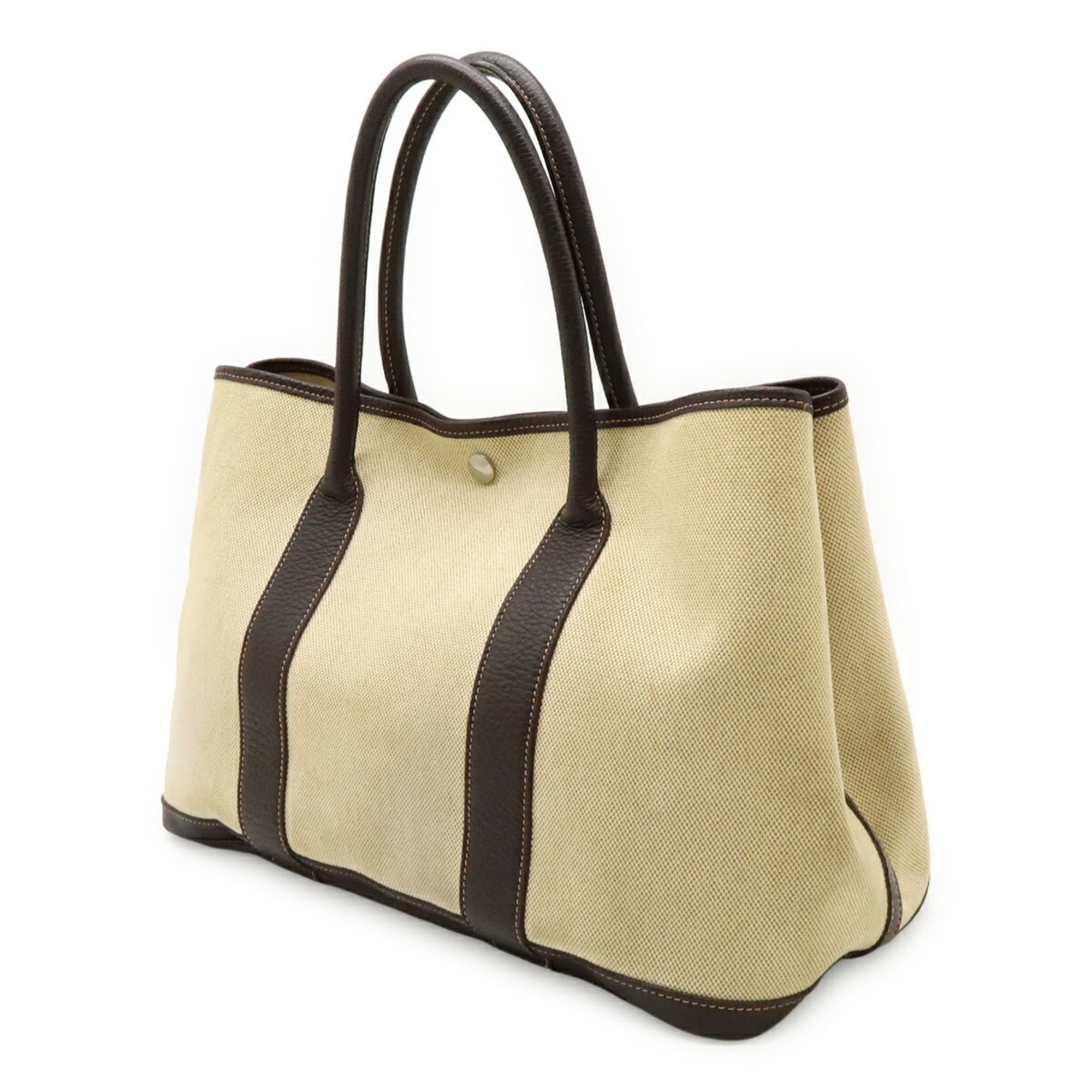 Garden Party Tote Toile and Leather 36