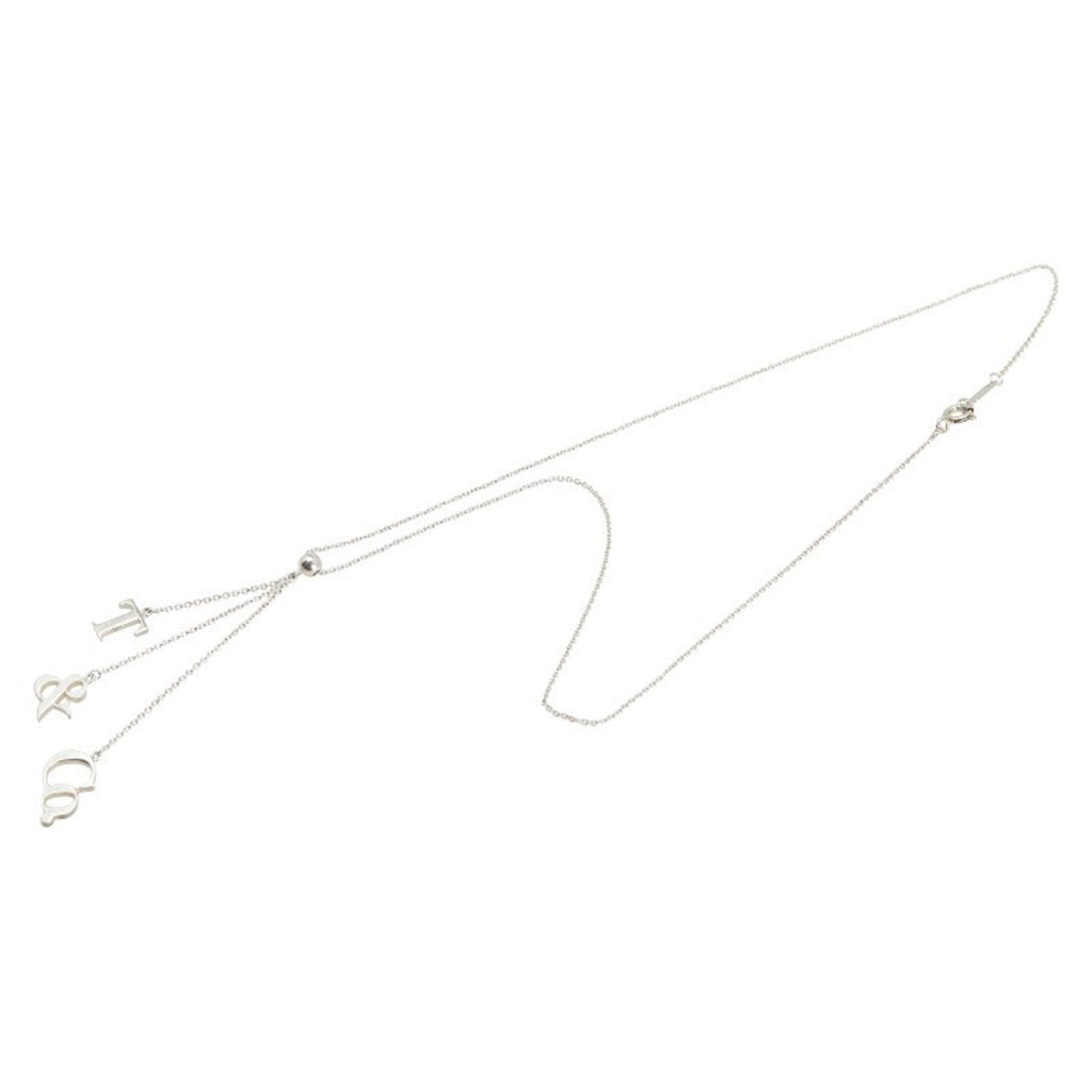 T Pendant Necklace Sterling Silver