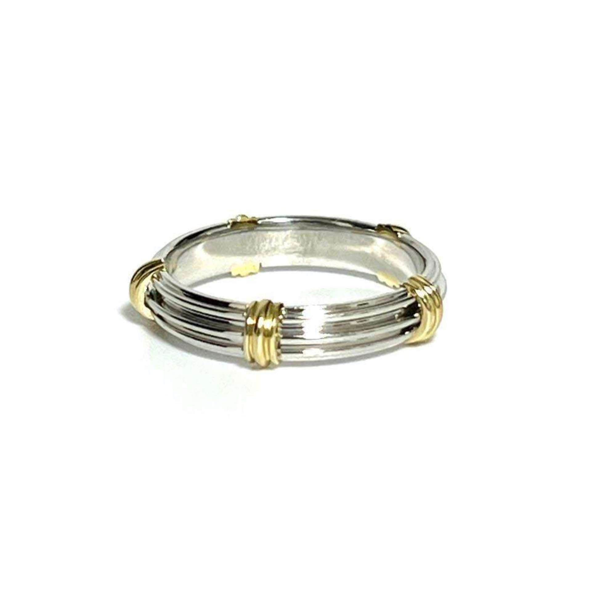 Ring Platinum and 18K Yellow Gold