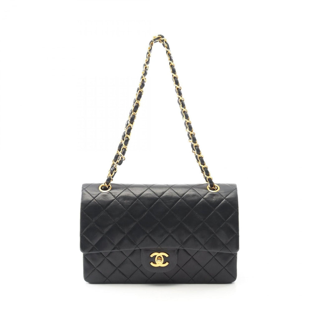 Vintage Classic Double Flap Bag Quilted Lambskin Small
