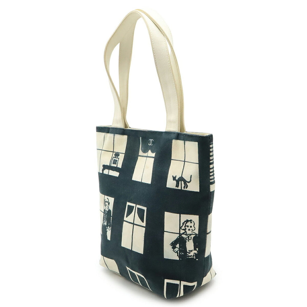 Coco Window Tote Printed Canvas Large