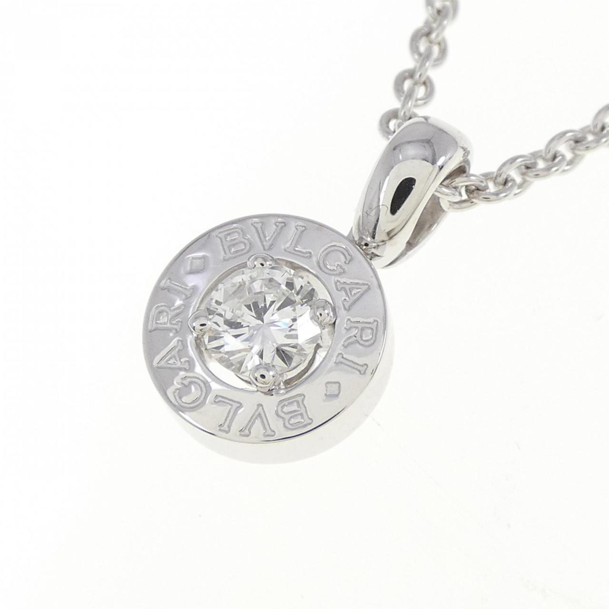 Pendant Necklace 18K White Gold and Diamond