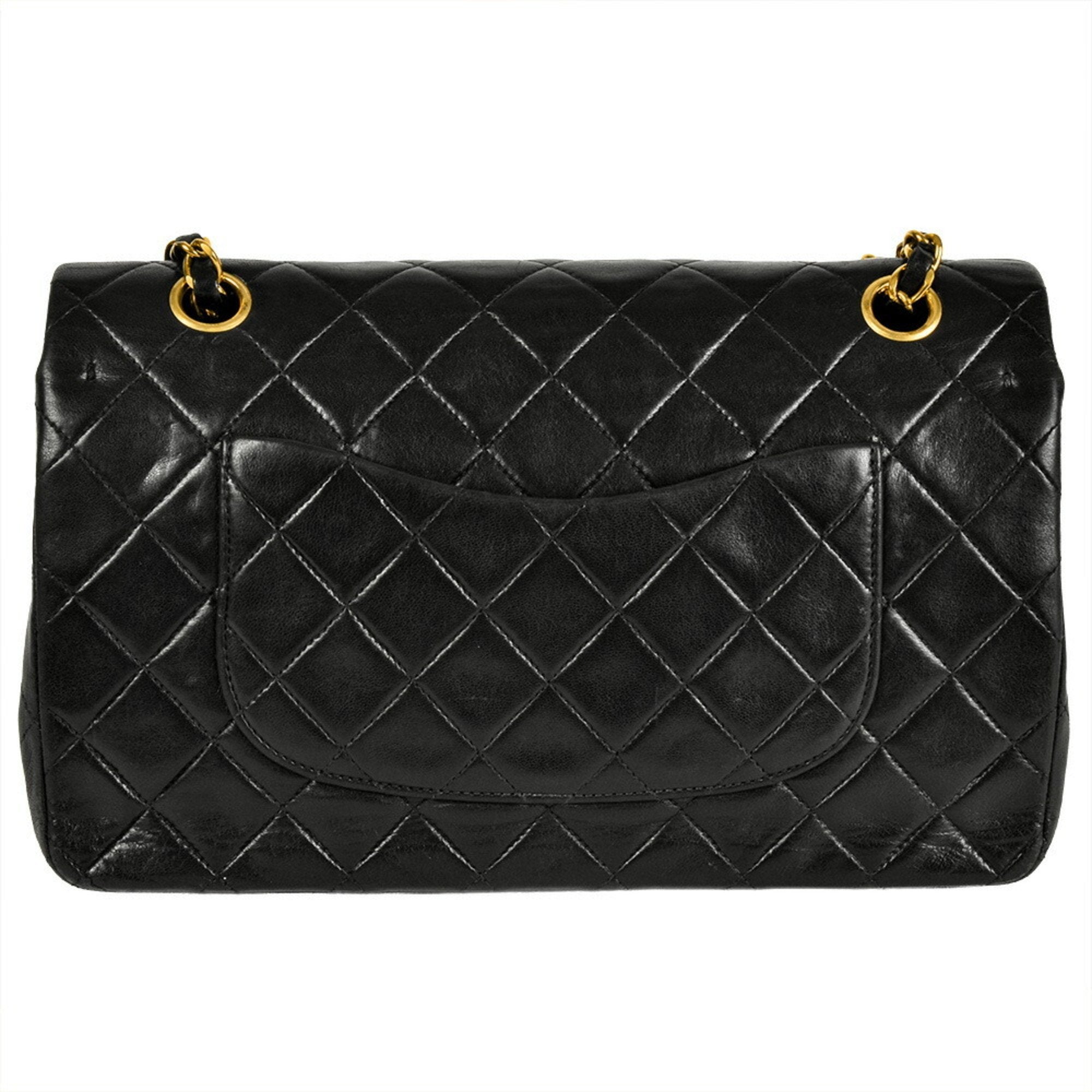 Vintage Classic Double Flap Bag Quilted Lambskin Medium