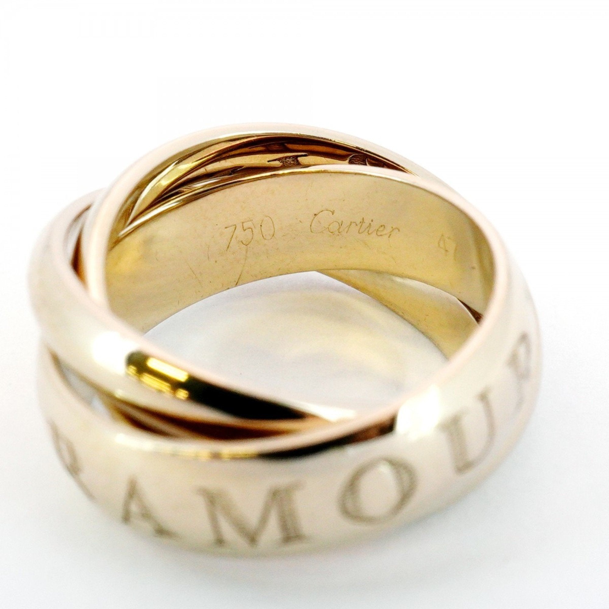 Trinity Ring 18K White Gold