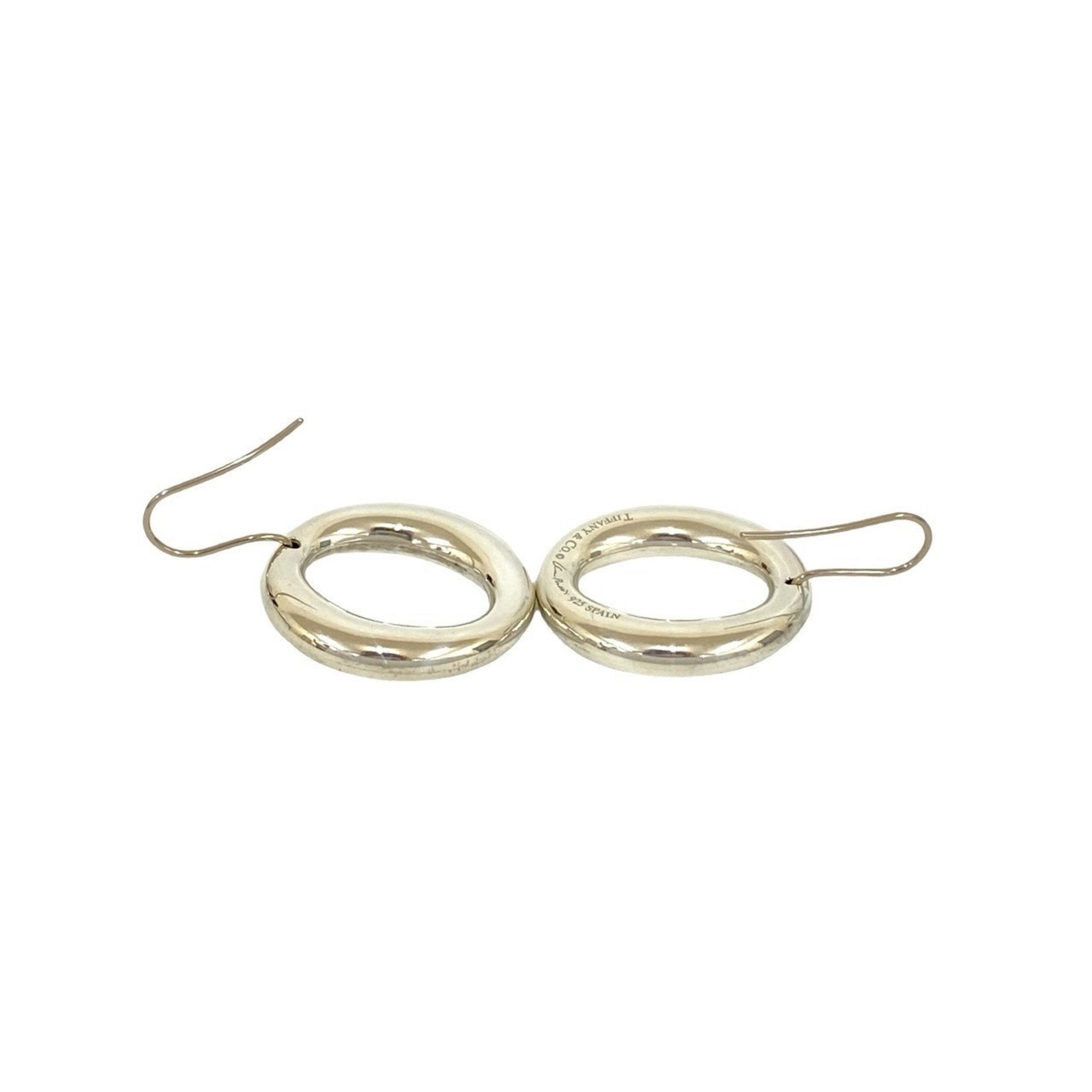 Elsa Peretti Earrings Sterling Silver 24mm Sterling Silver