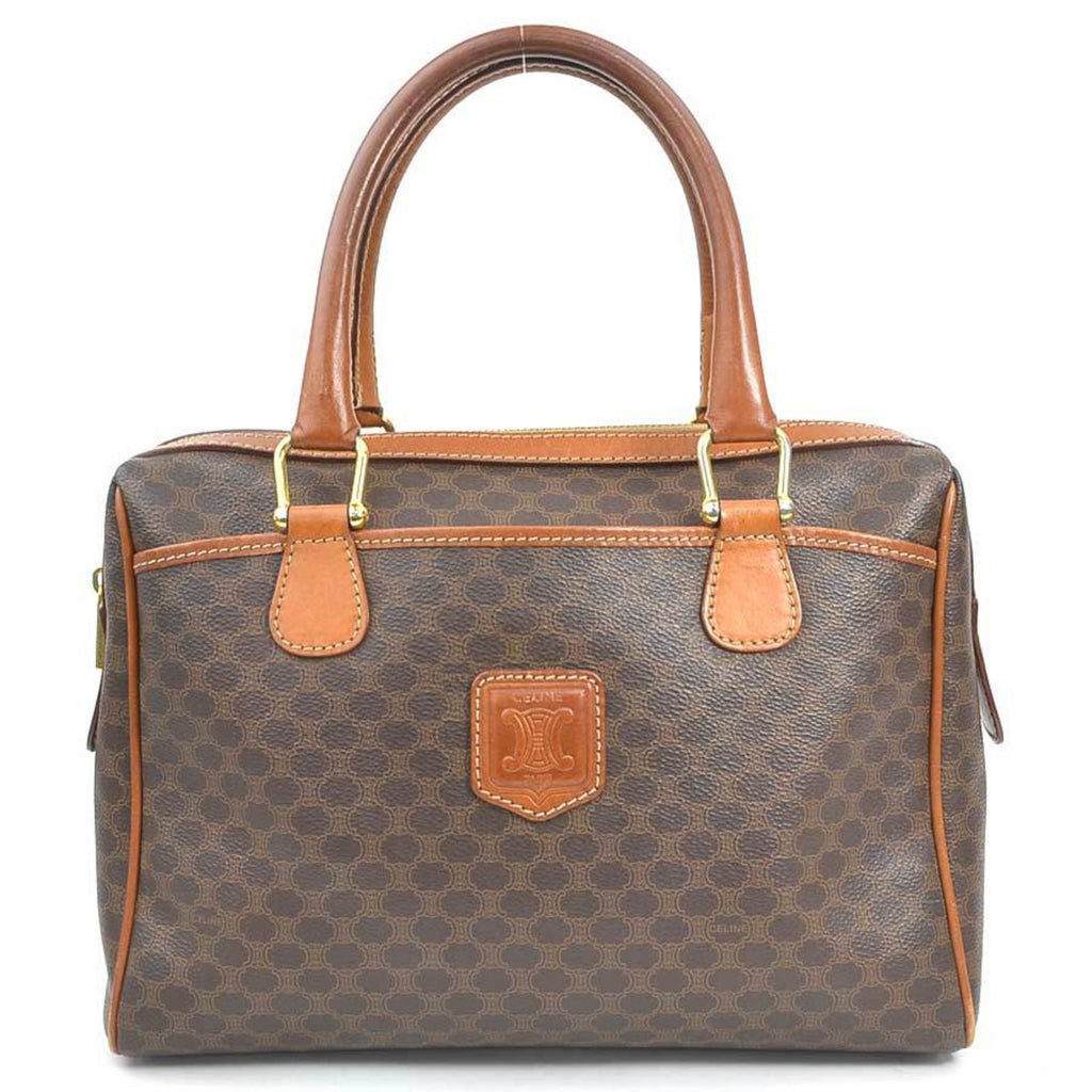 Vintage Duffle Bag Macadam Coated Canvas Large