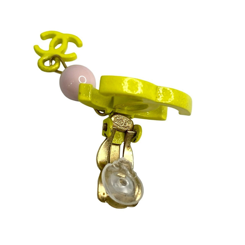 CC Logo Clip-On Earrings Metal