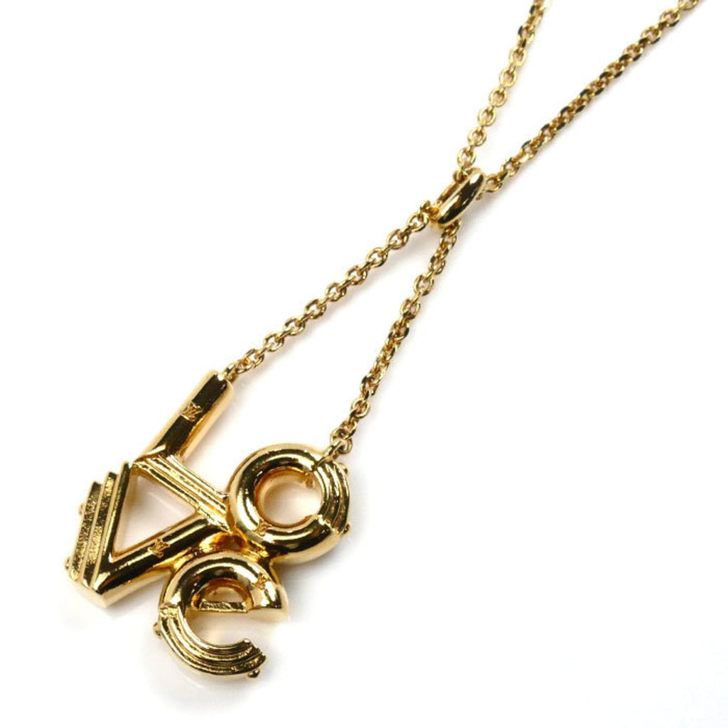 Pendant Necklace Metal Gold