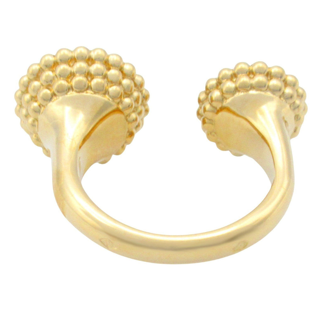 Band Ring 18K Yellow Gold with Diamonds and Malachite