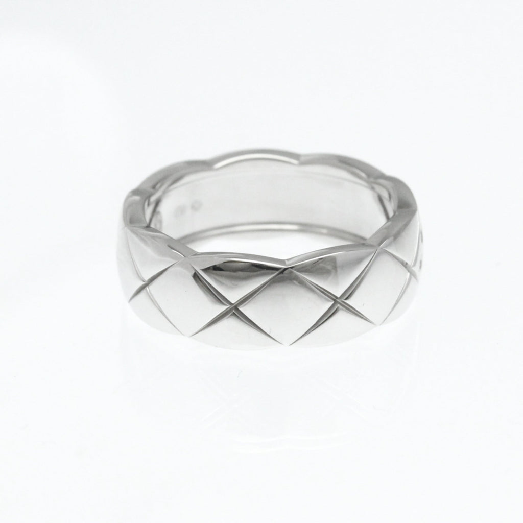 Diamond Band Ring 18K White Gold