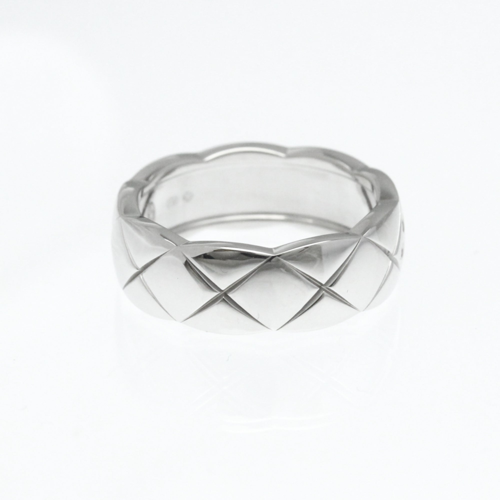 Diamond Band Ring 18K White Gold