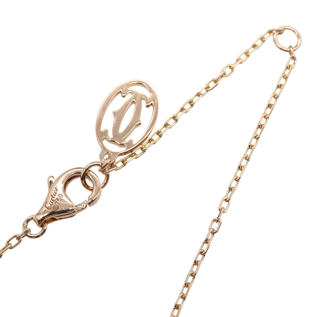 Pendant Necklace 18K Rose Gold With Pink Sapphire