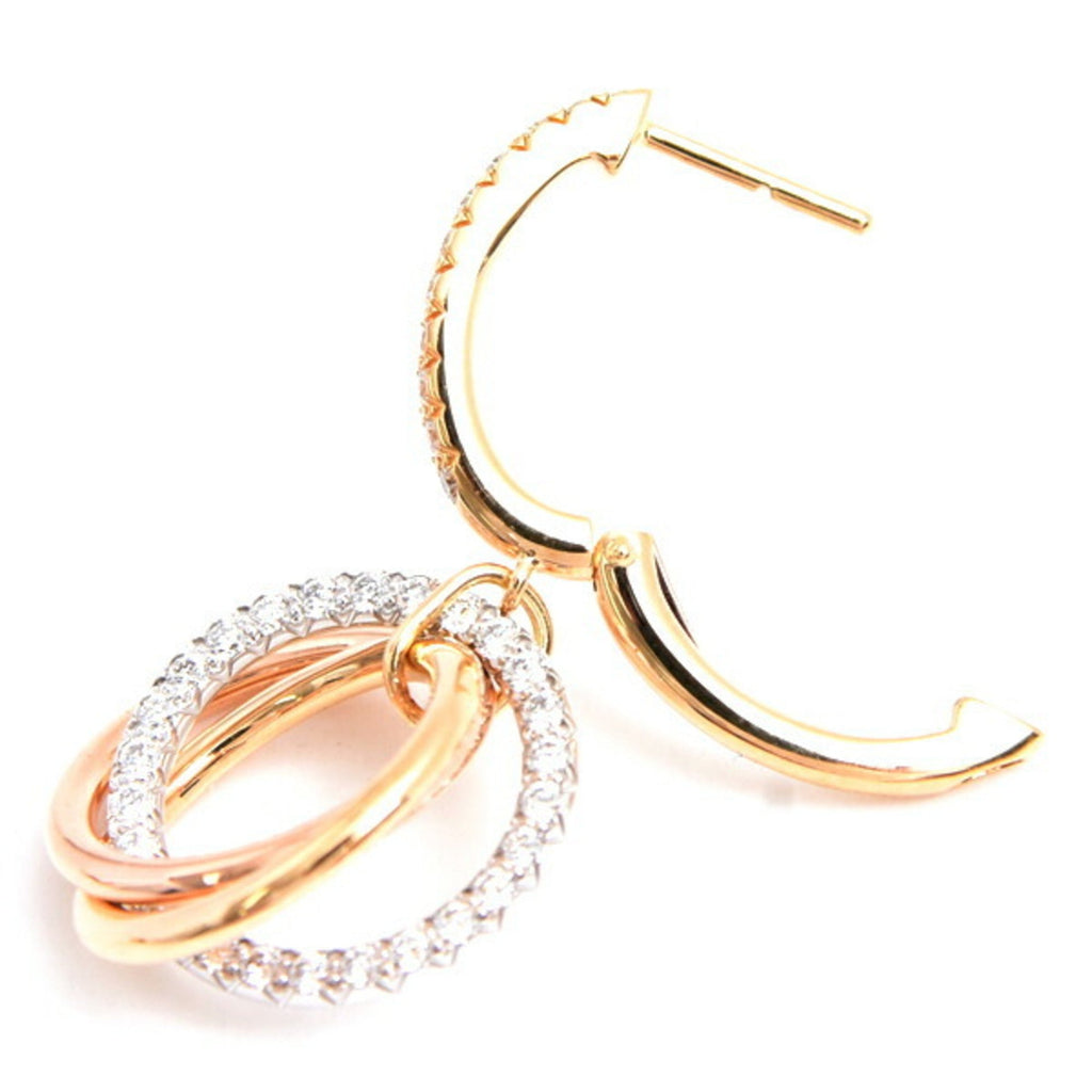 Trinity Earrings 18K Tricolor Gold