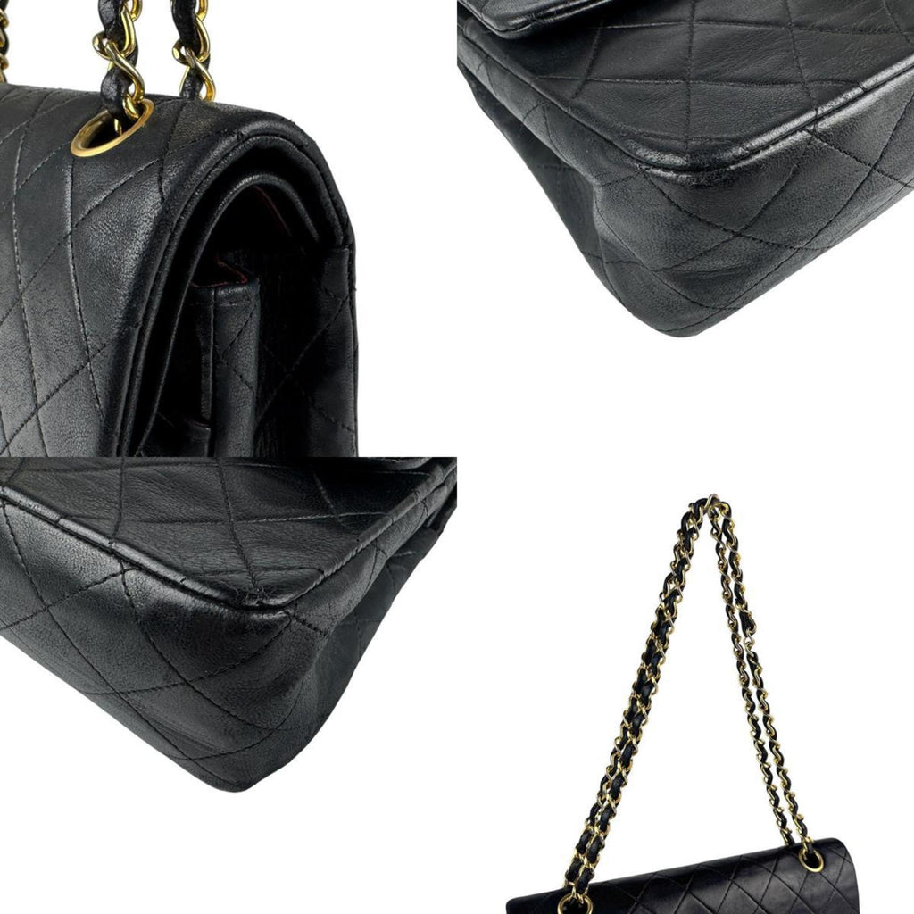 Vintage Classic Double Flap Bag Quilted Lambskin Medium