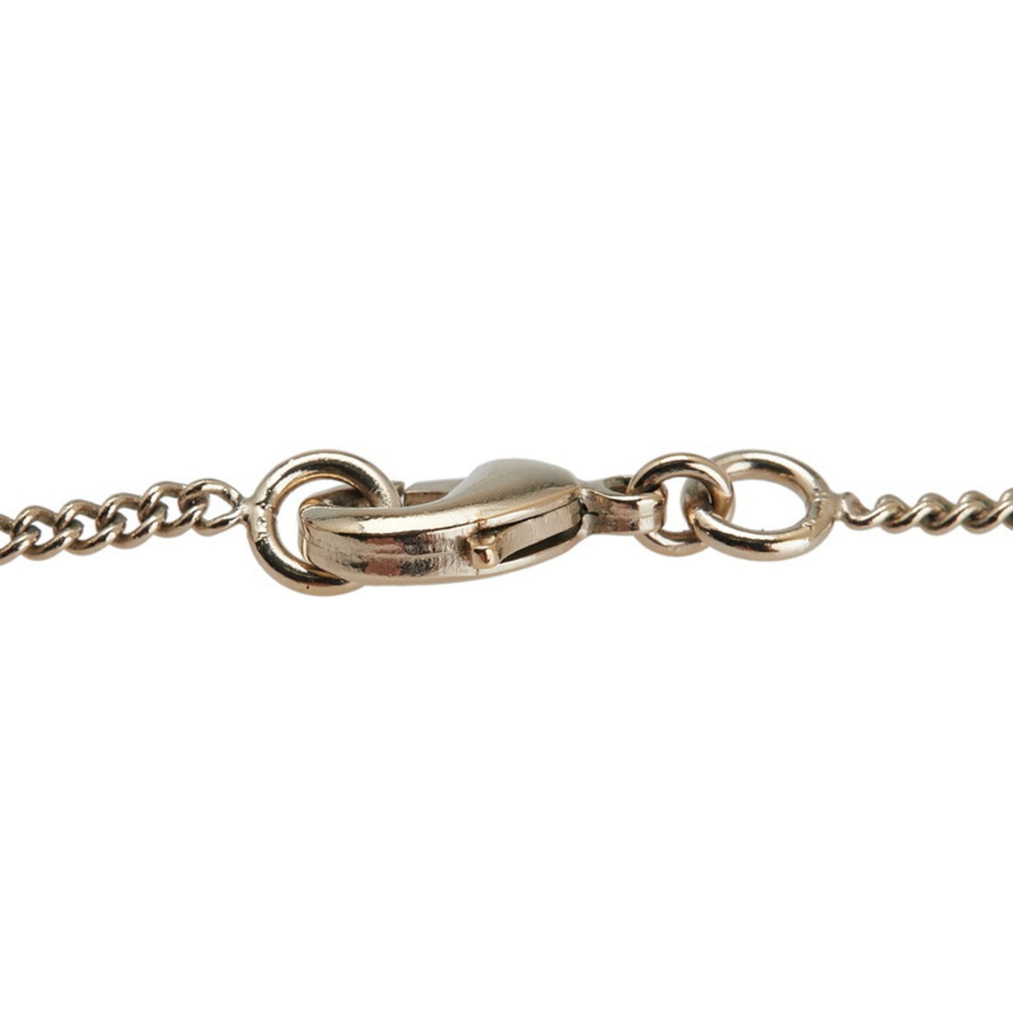 CC Logo Pendant Necklace Metal