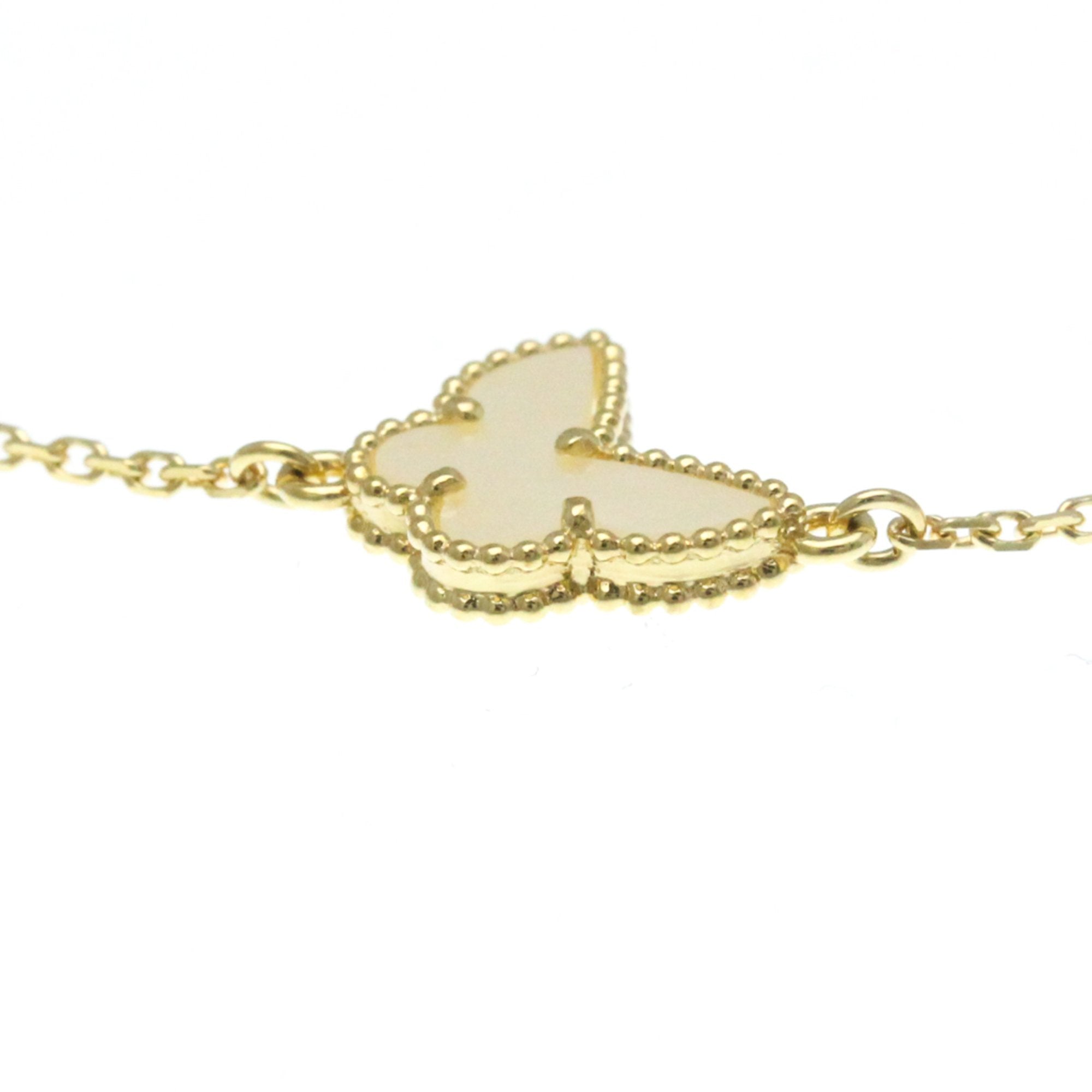 Sweet Alhambra Bracelet 18K Yellow Gold and Mother of Pearl
