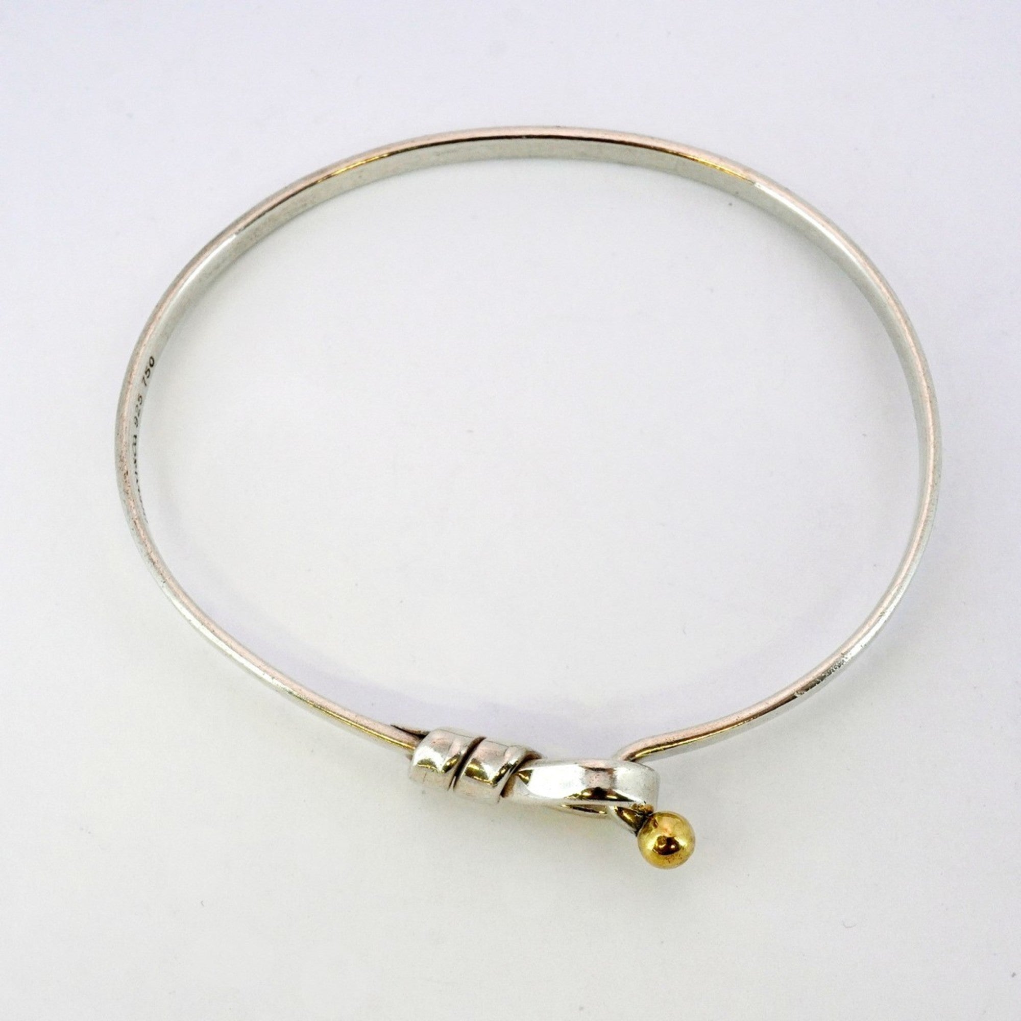 Bracelet 18K Yellow Gold and Sterling Silver
