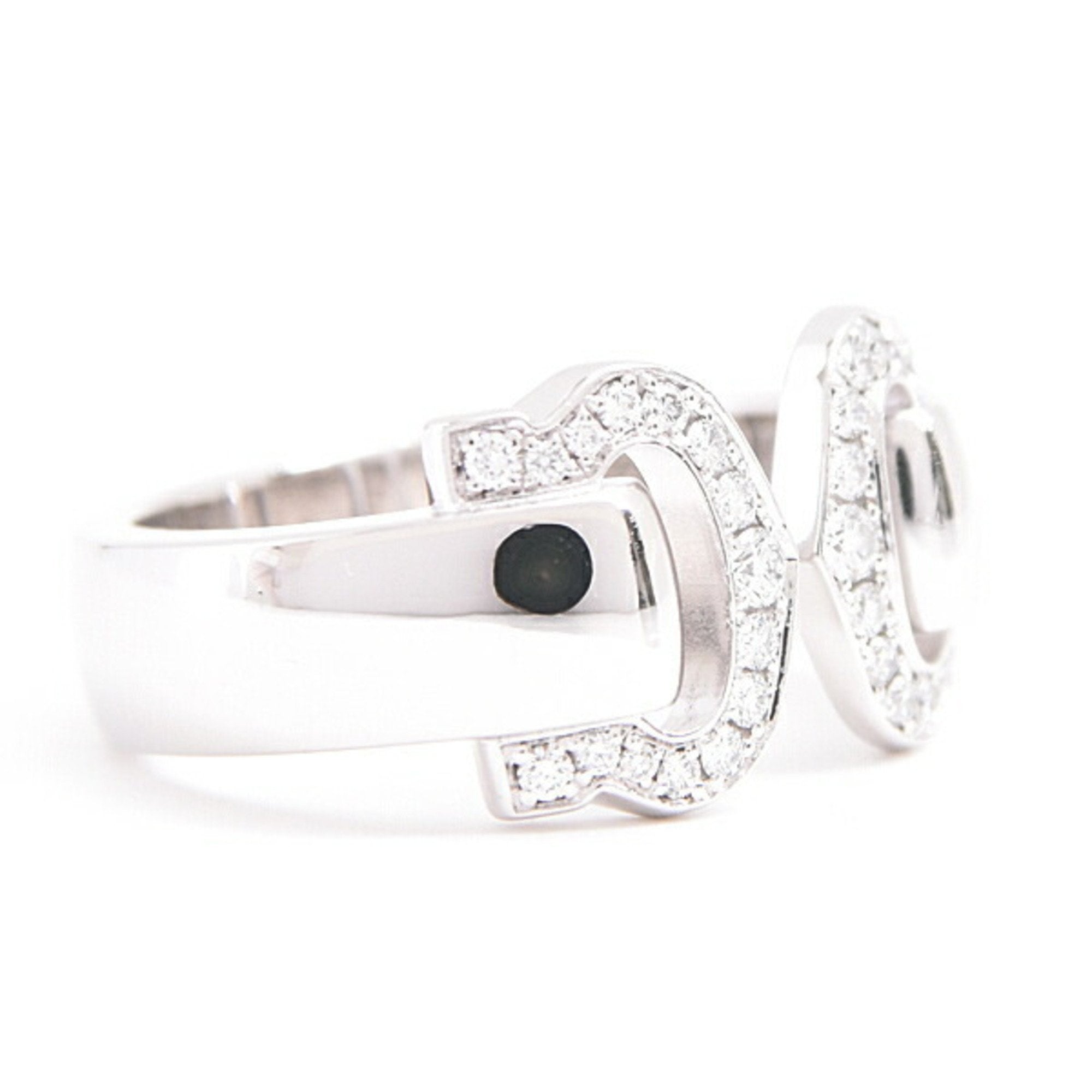 C2 Ring 18K White Gold with Diamond