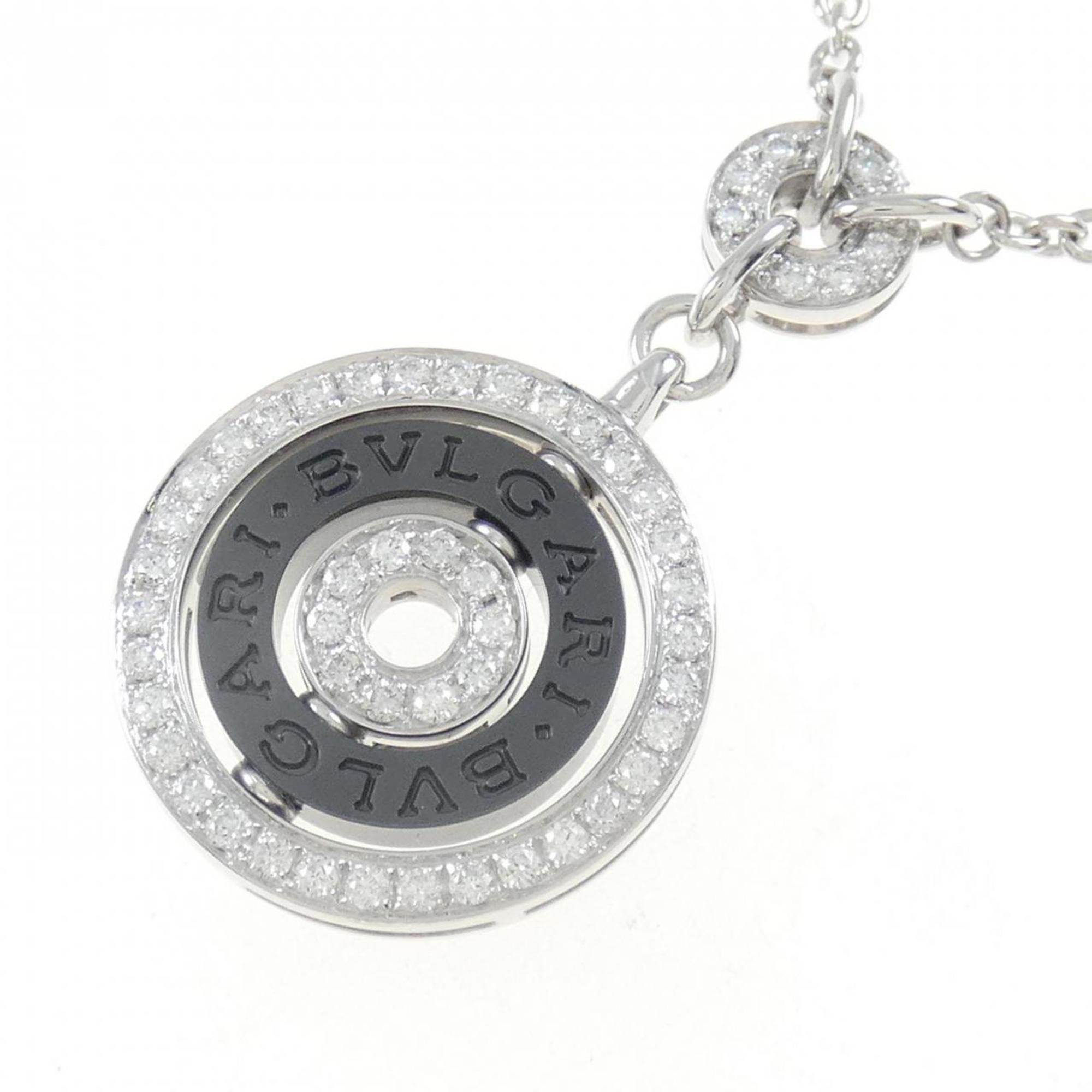Astrale Pendant Necklace Ceramic and 18K White Gold with Diamond