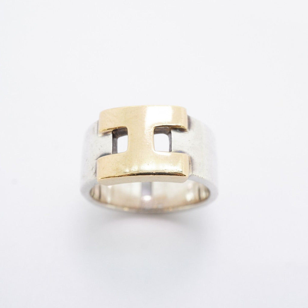 Ring 18K Yellow Gold and Sterling Silver