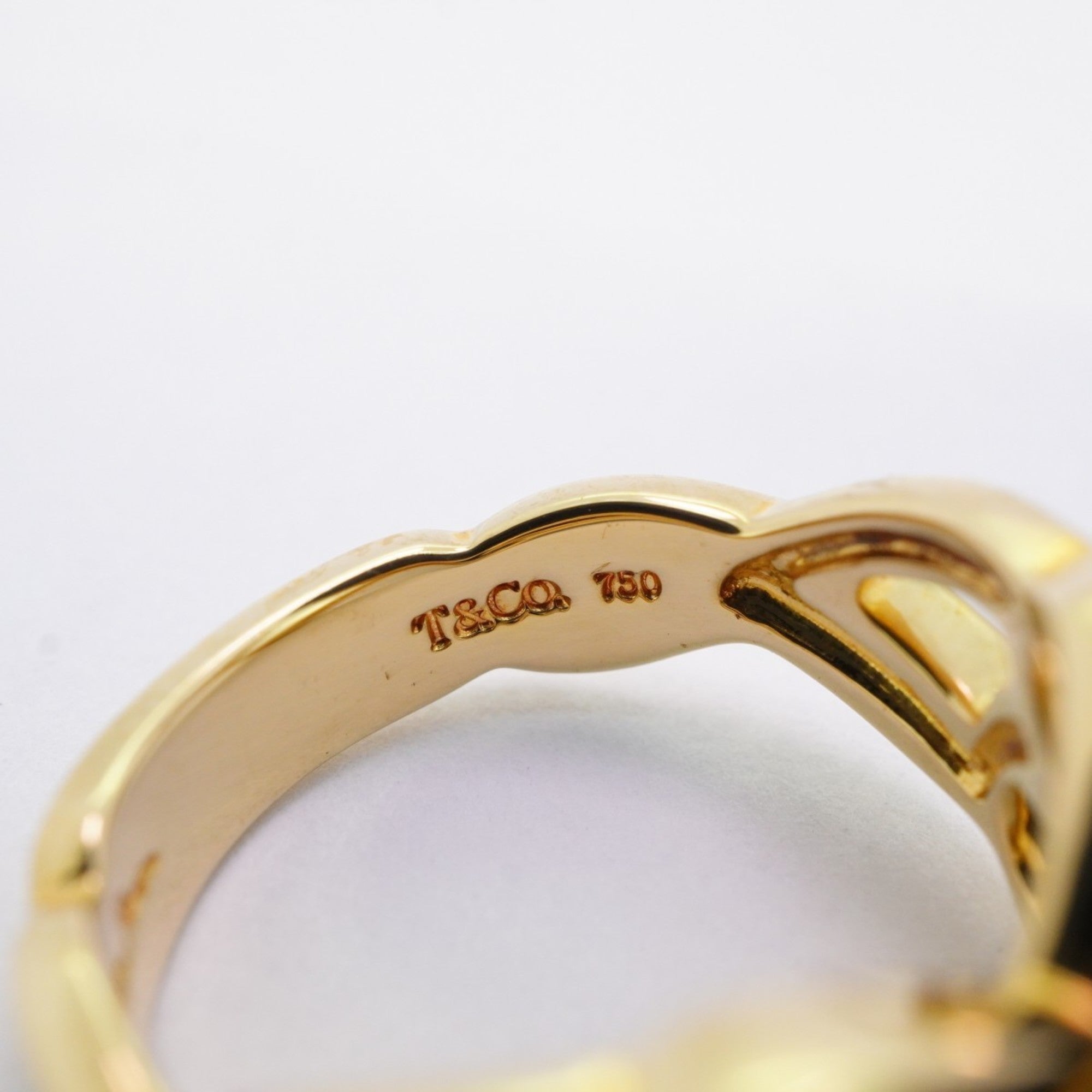 Double Loving Heart Ring 18K Yellow Gold