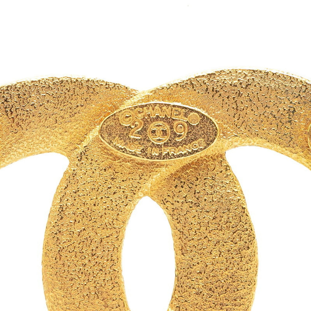 CC Logo Brooch Metal