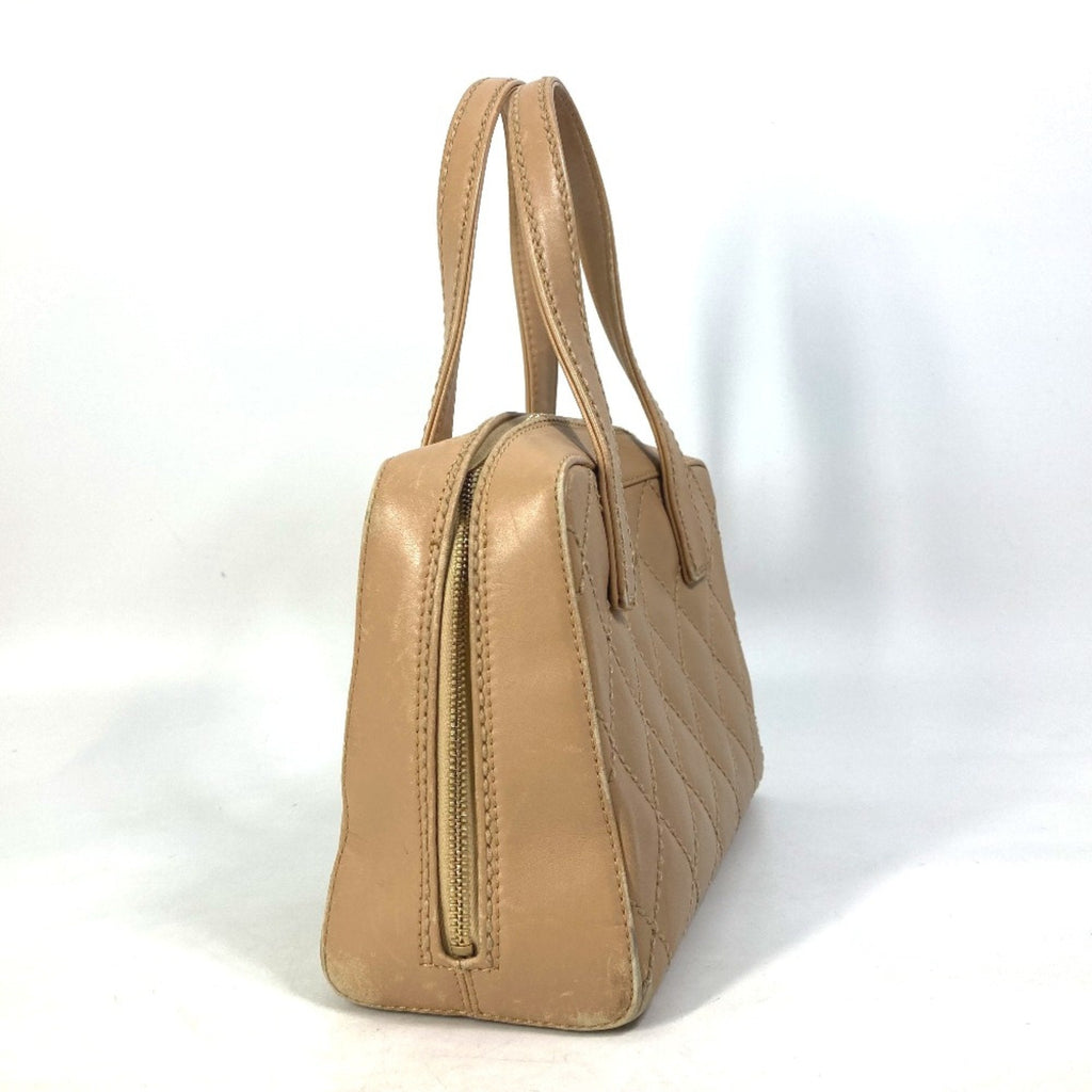 Surpique Zip Around Satchel Quilted Leather Medium