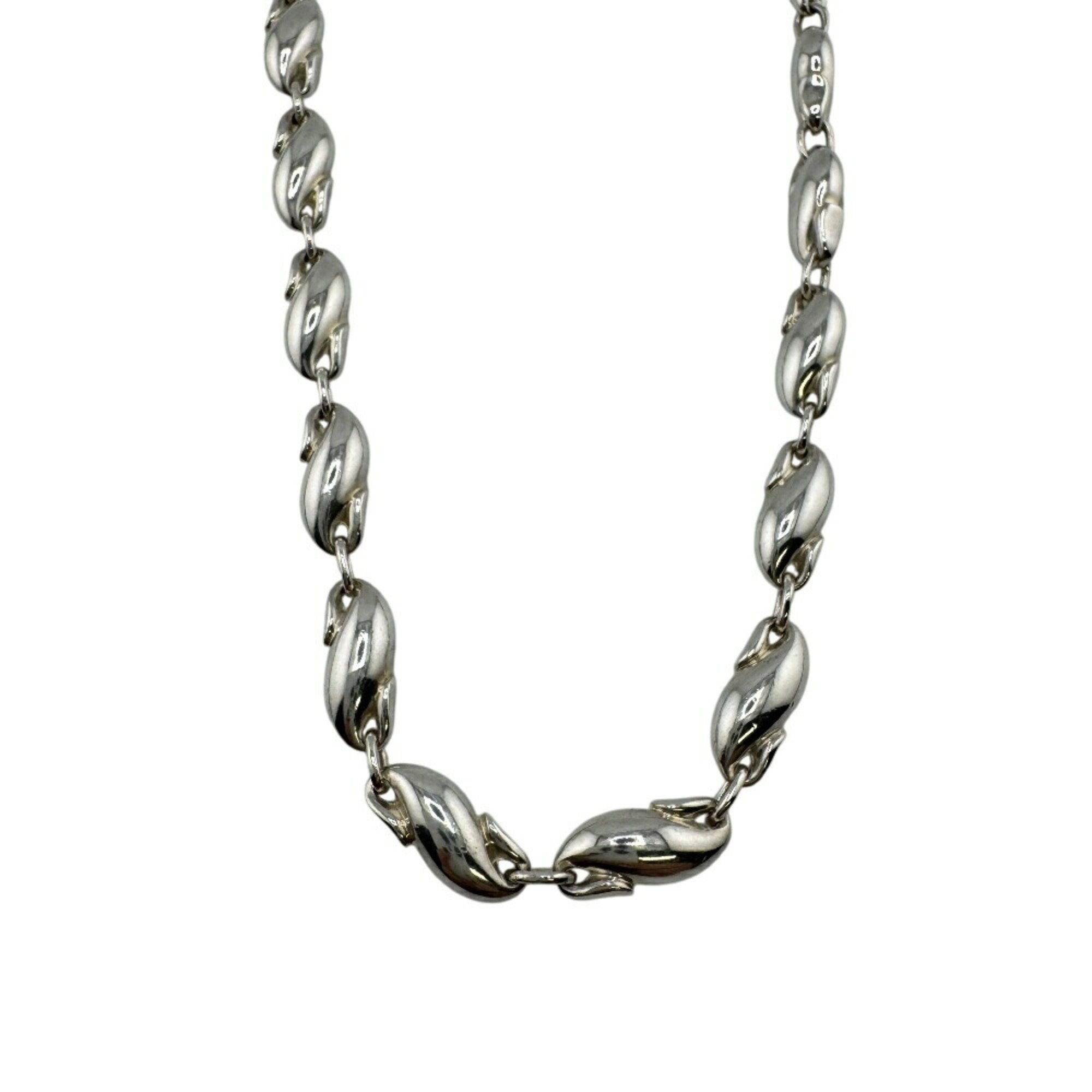 Seahorse Link Necklace Sterling Silver