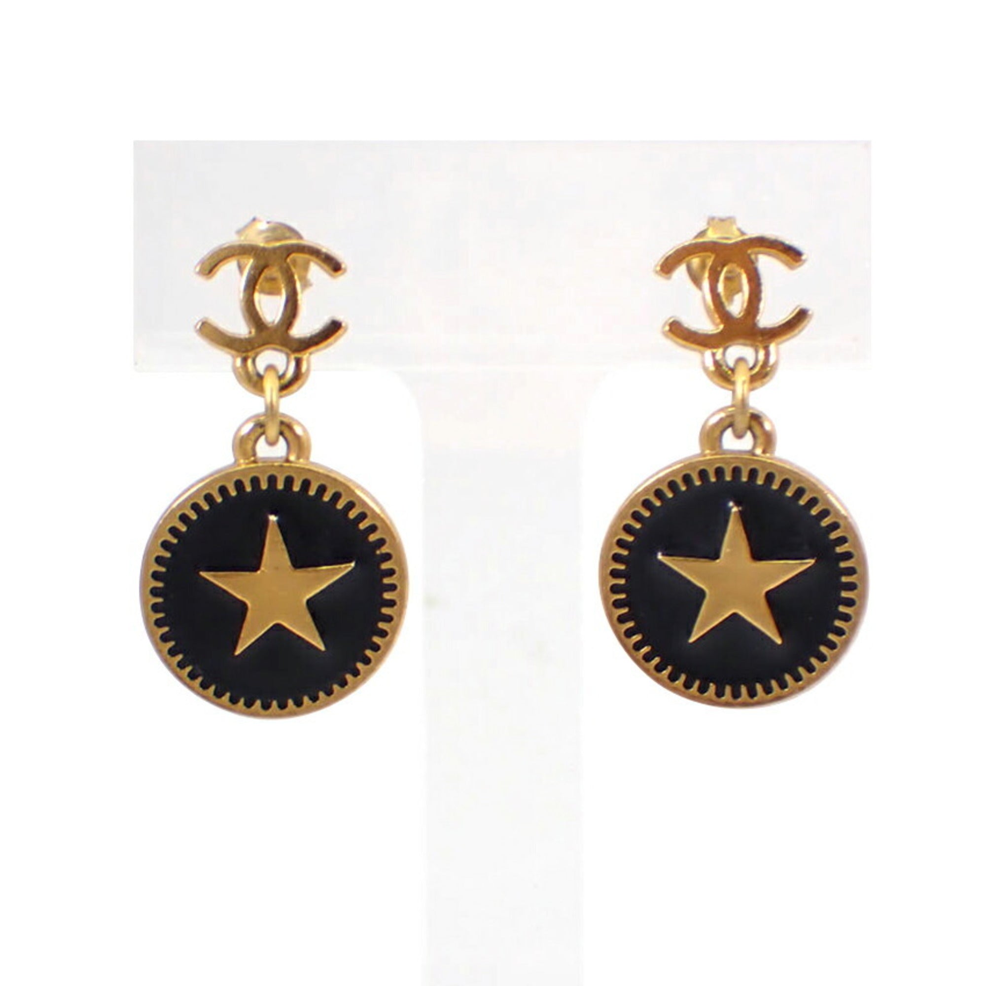 Earrings Gold-Tone Metal
