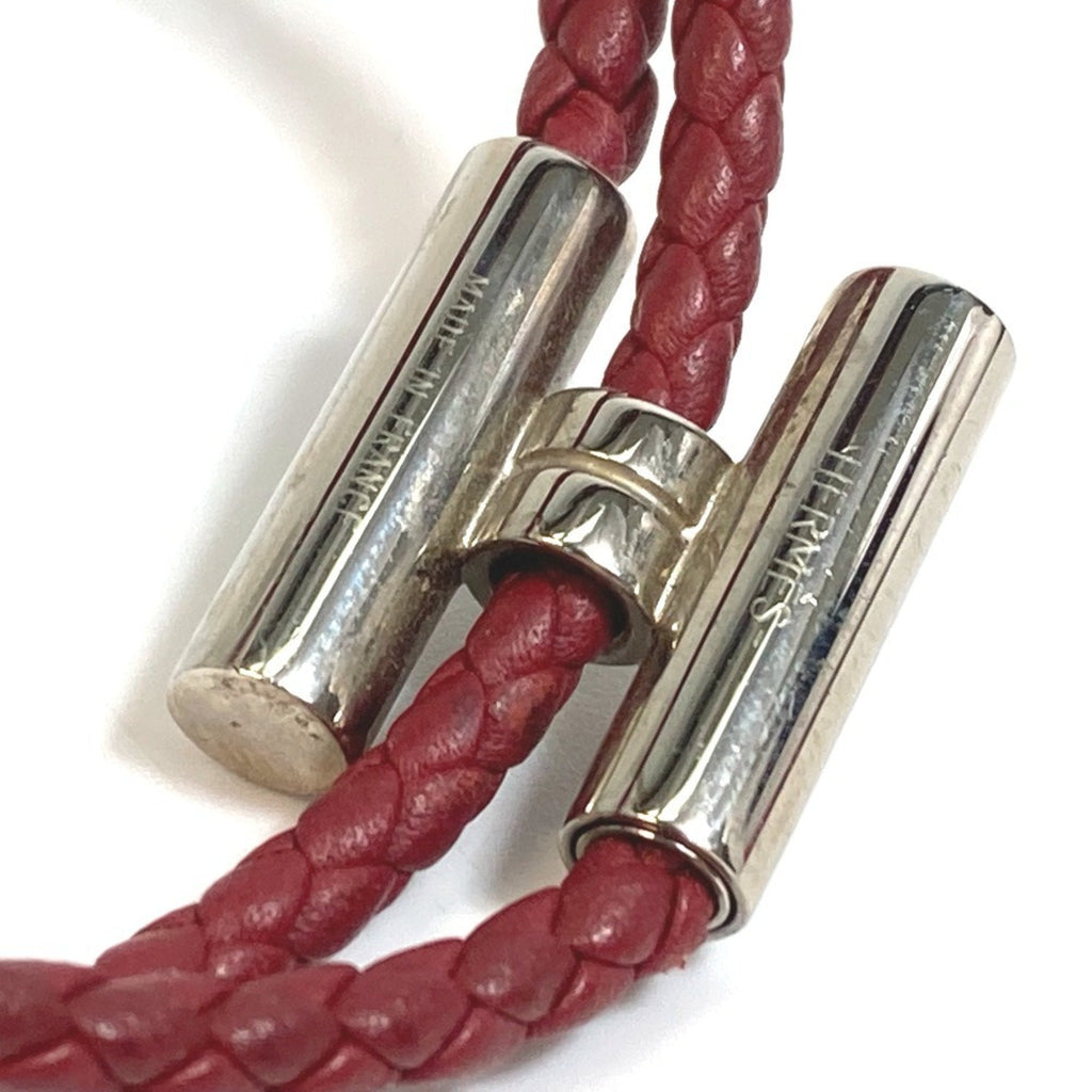 Bracelet Leather Red Brown