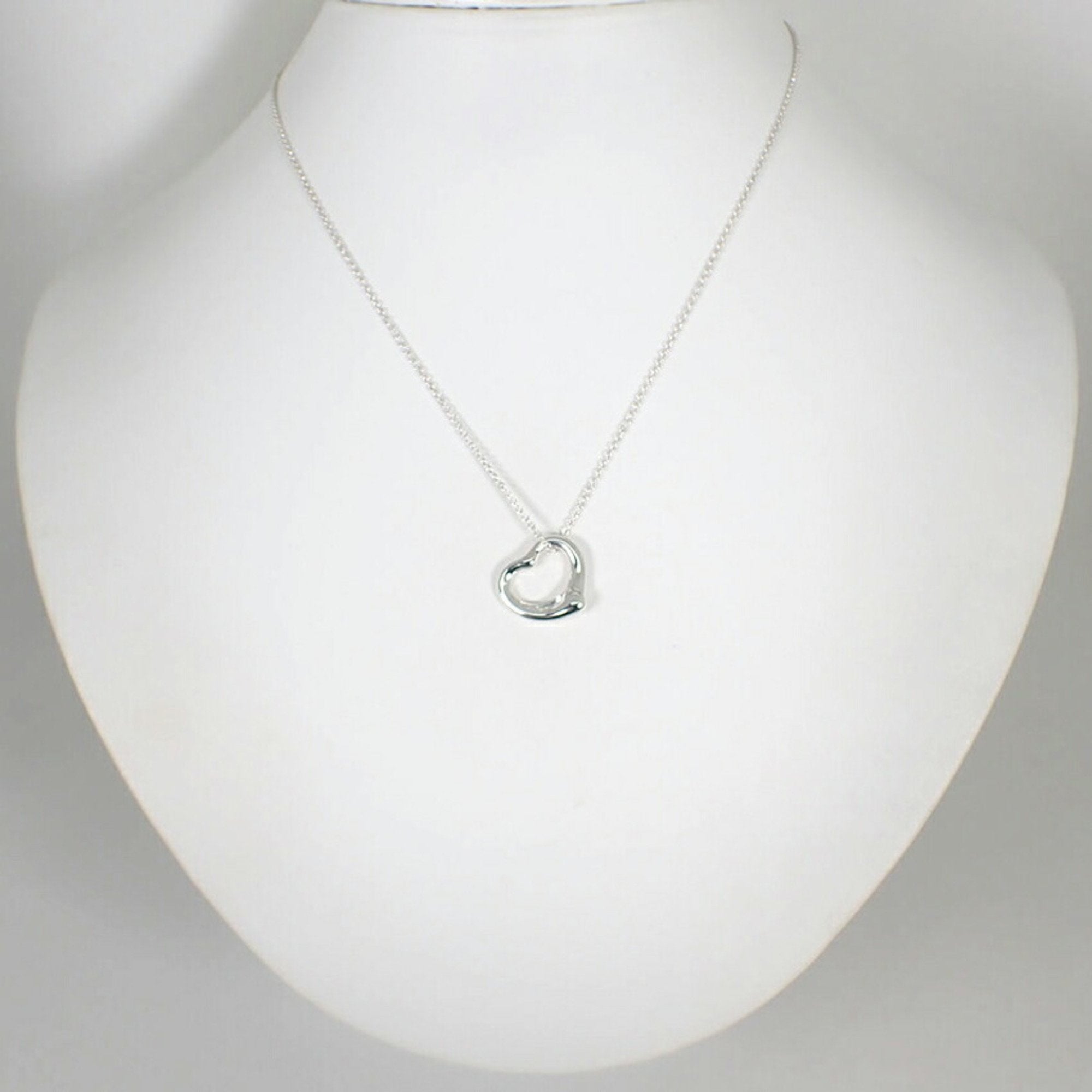 Heart Pendant Necklace Sterling Silver