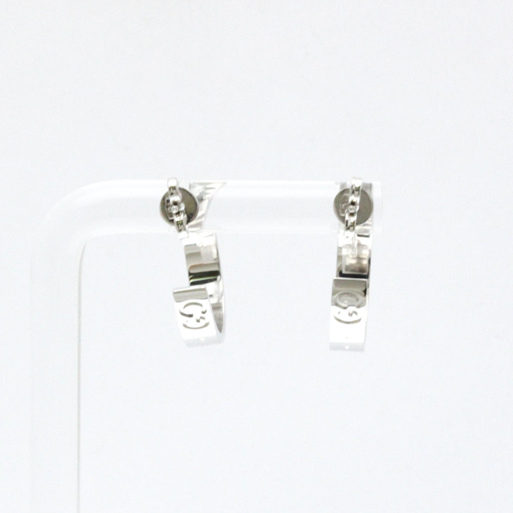 Earrings Hoop 18K White Gold
