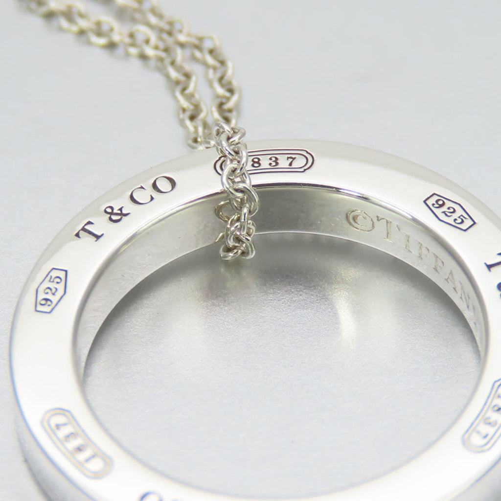 Circle Pendant Necklace Sterling Silver