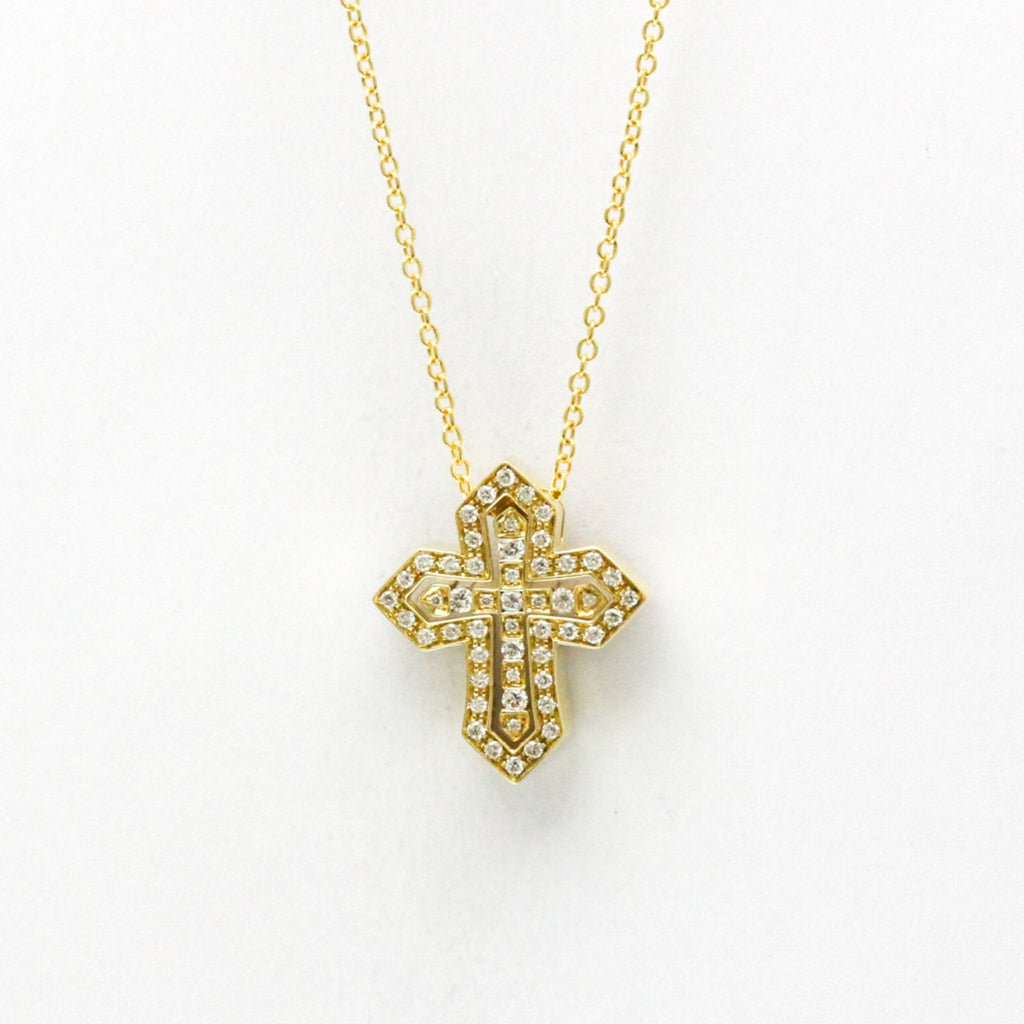 Pendant Necklace 18K Yellow Gold Small With Diamond