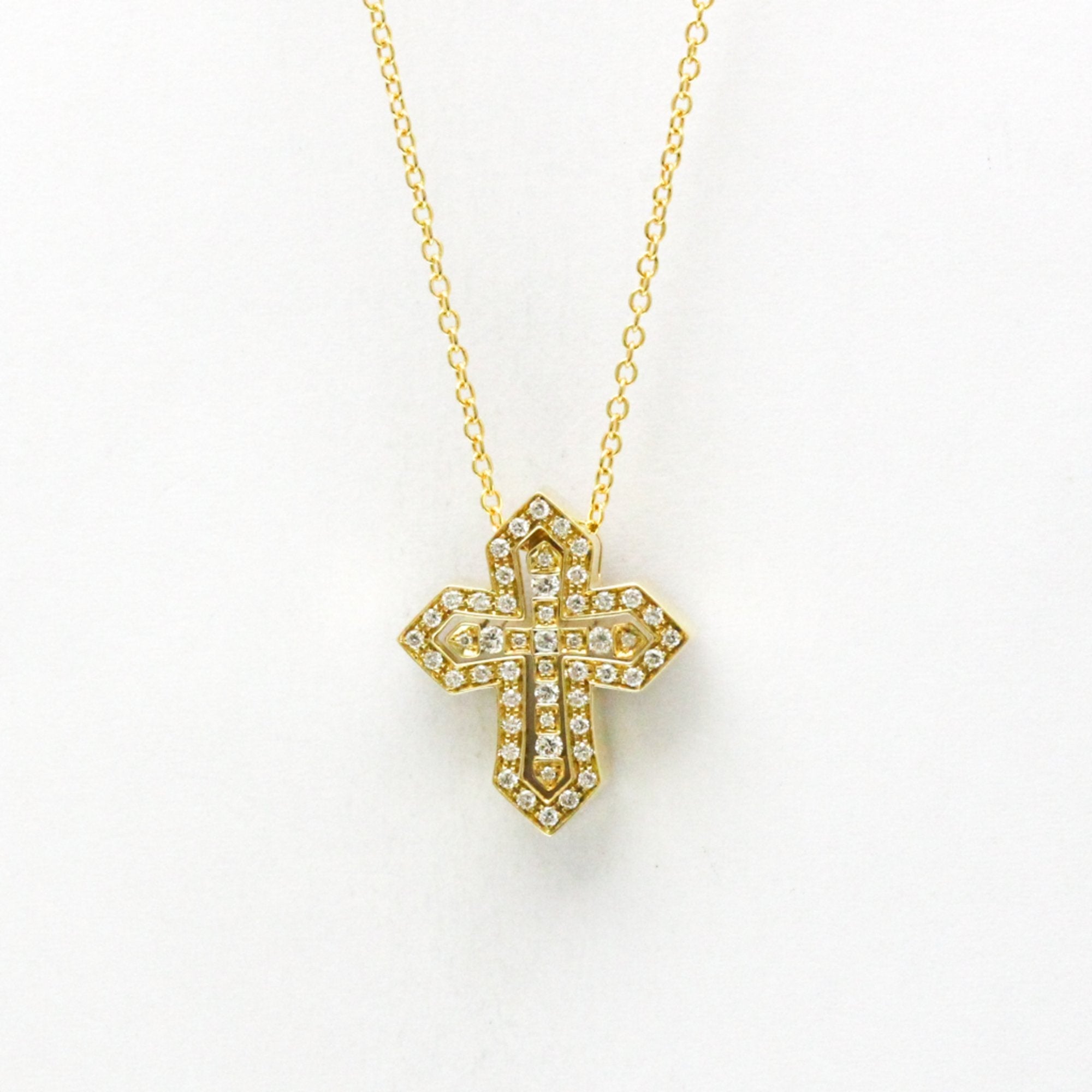 Pendant Necklace 18K Yellow Gold Small With Diamond