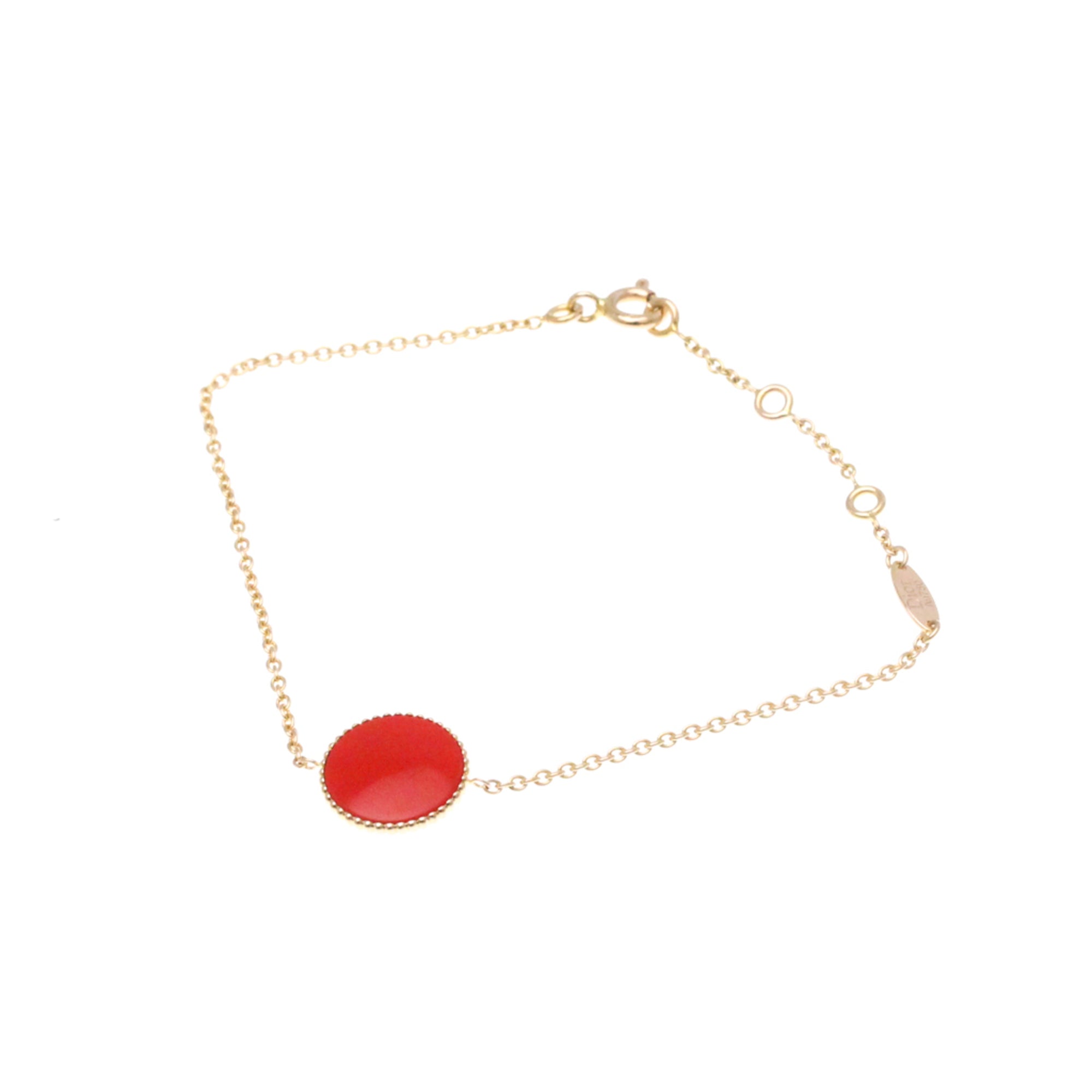 Bracelet 18K Rose Gold With Carnelian