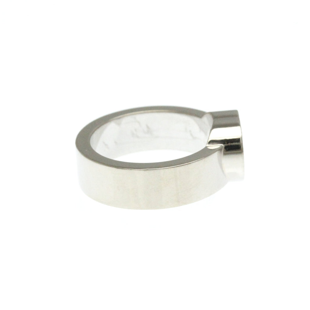 Band Ring 18K White Gold with Diamond