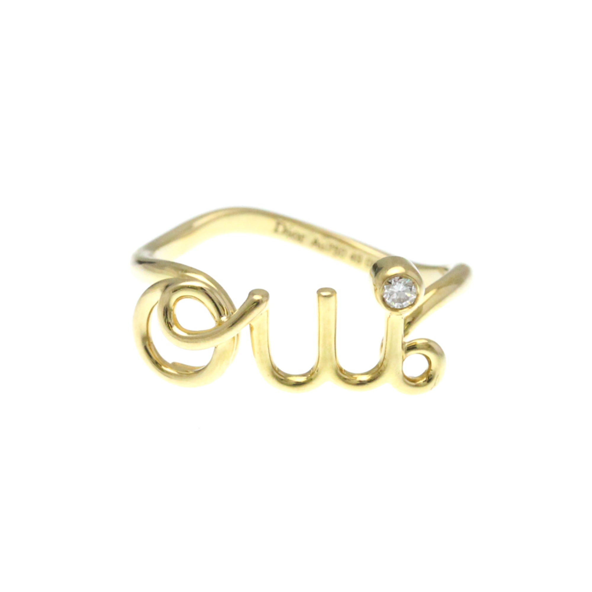 Band Ring 18K Yellow Gold with Diamond