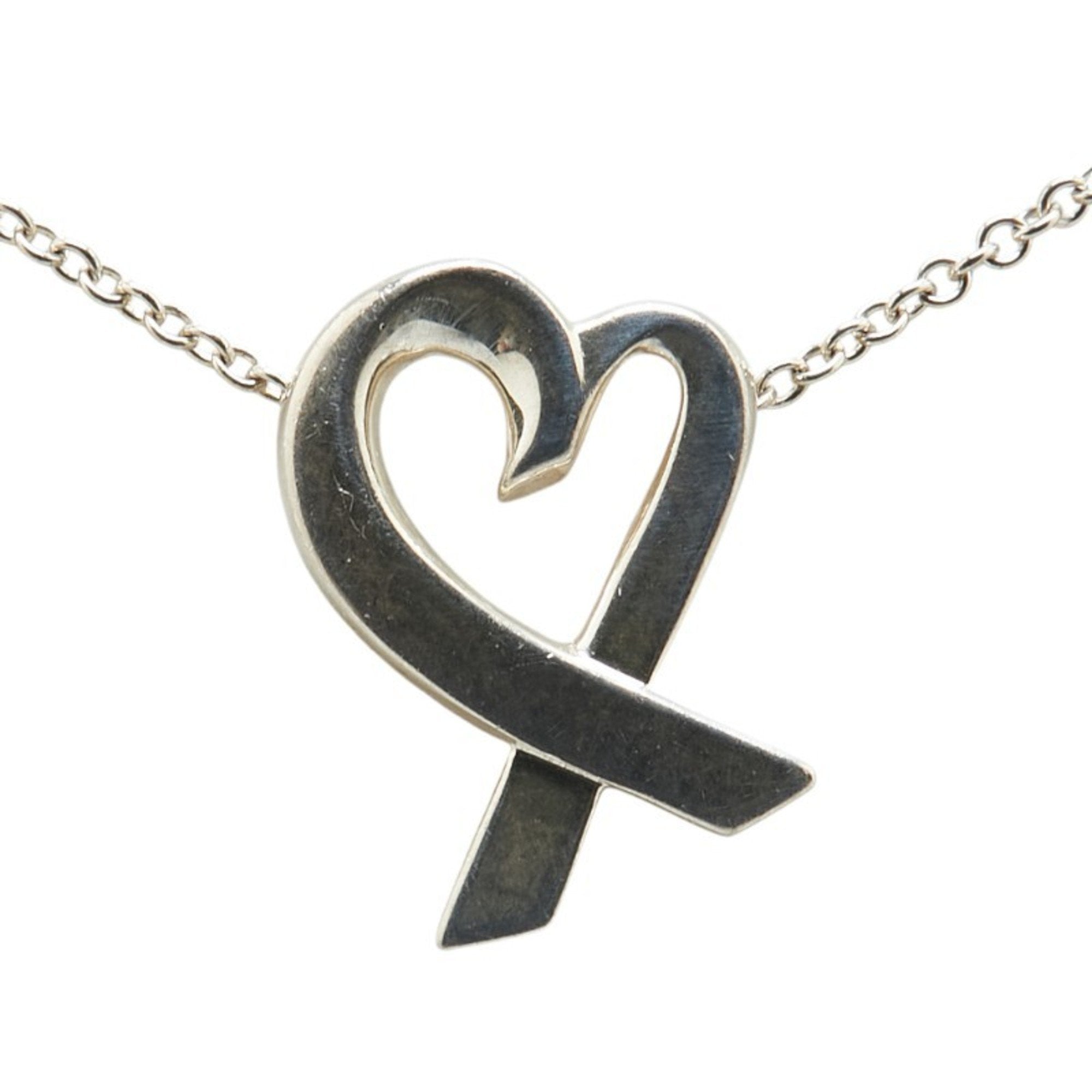 Loving Heart Pendant Necklace Sterling Silver