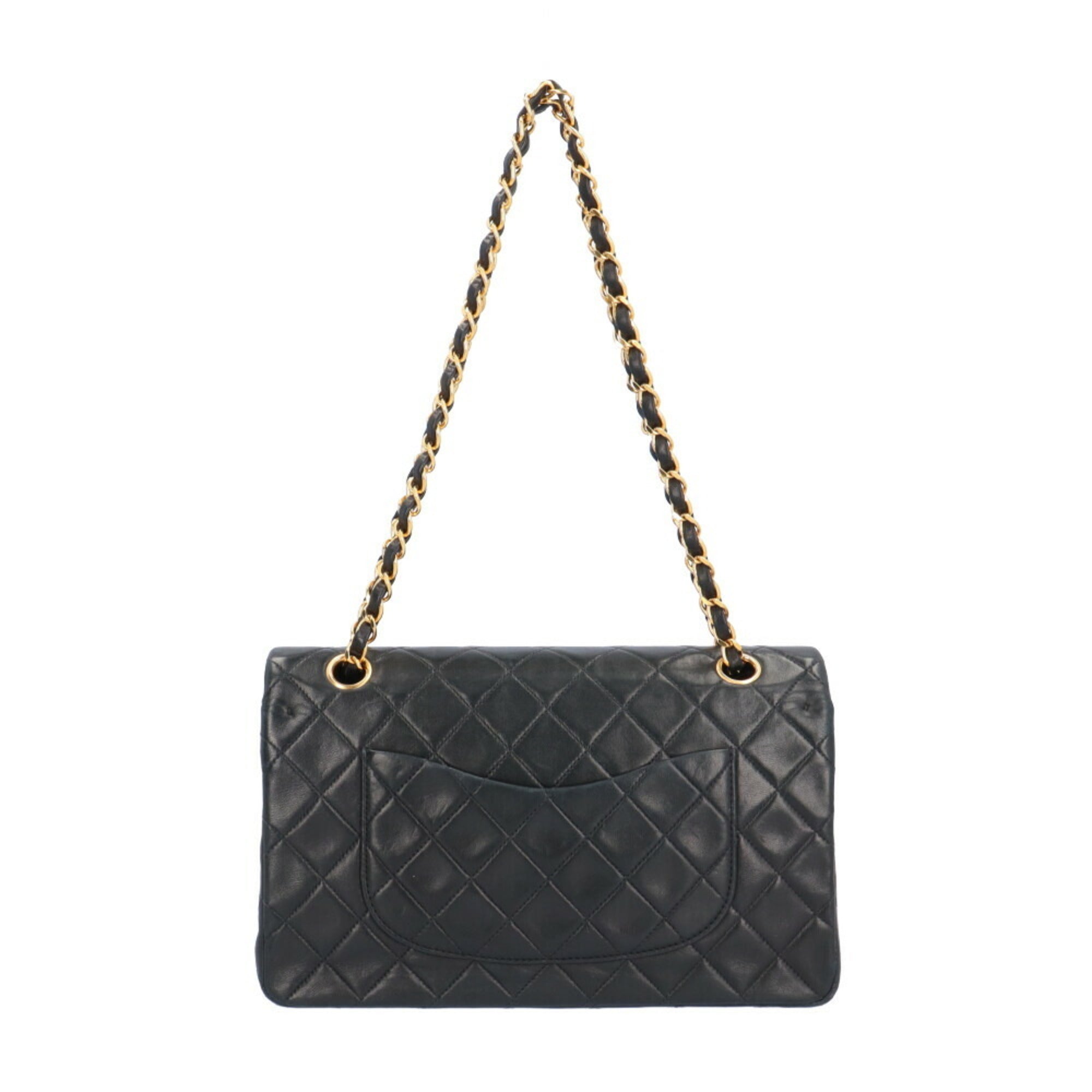 Vintage Classic Double Flap Bag Quilted Lambskin Medium