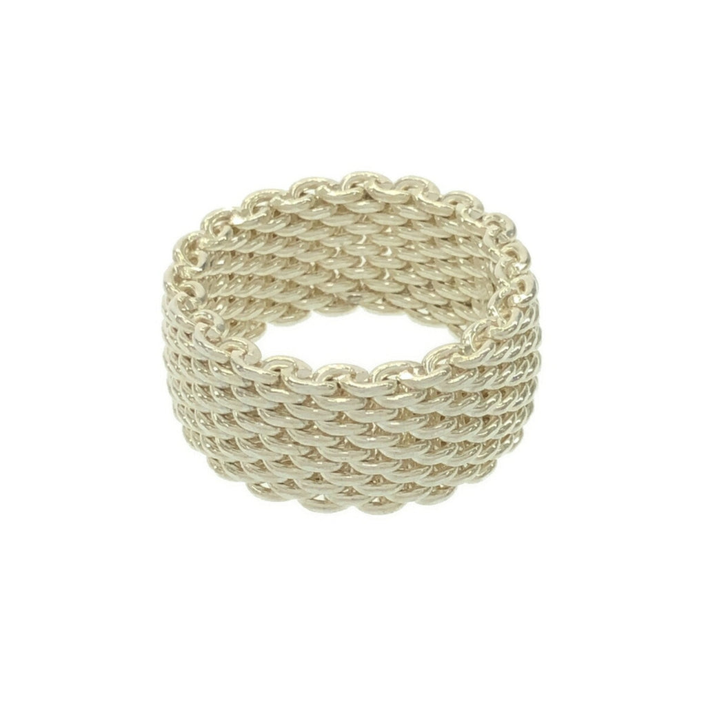 Somerset Mesh Ring Sterling Silver